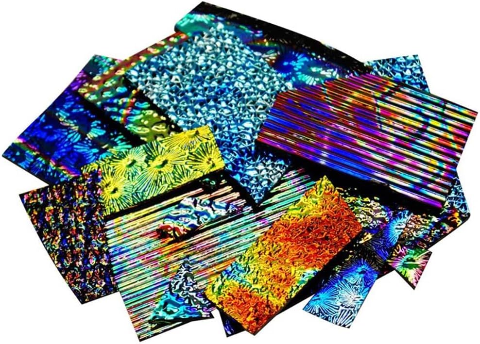 CBS Dichroic Experimental Glass Jewelry Pack Black 1/2lb.Bag 90coe
