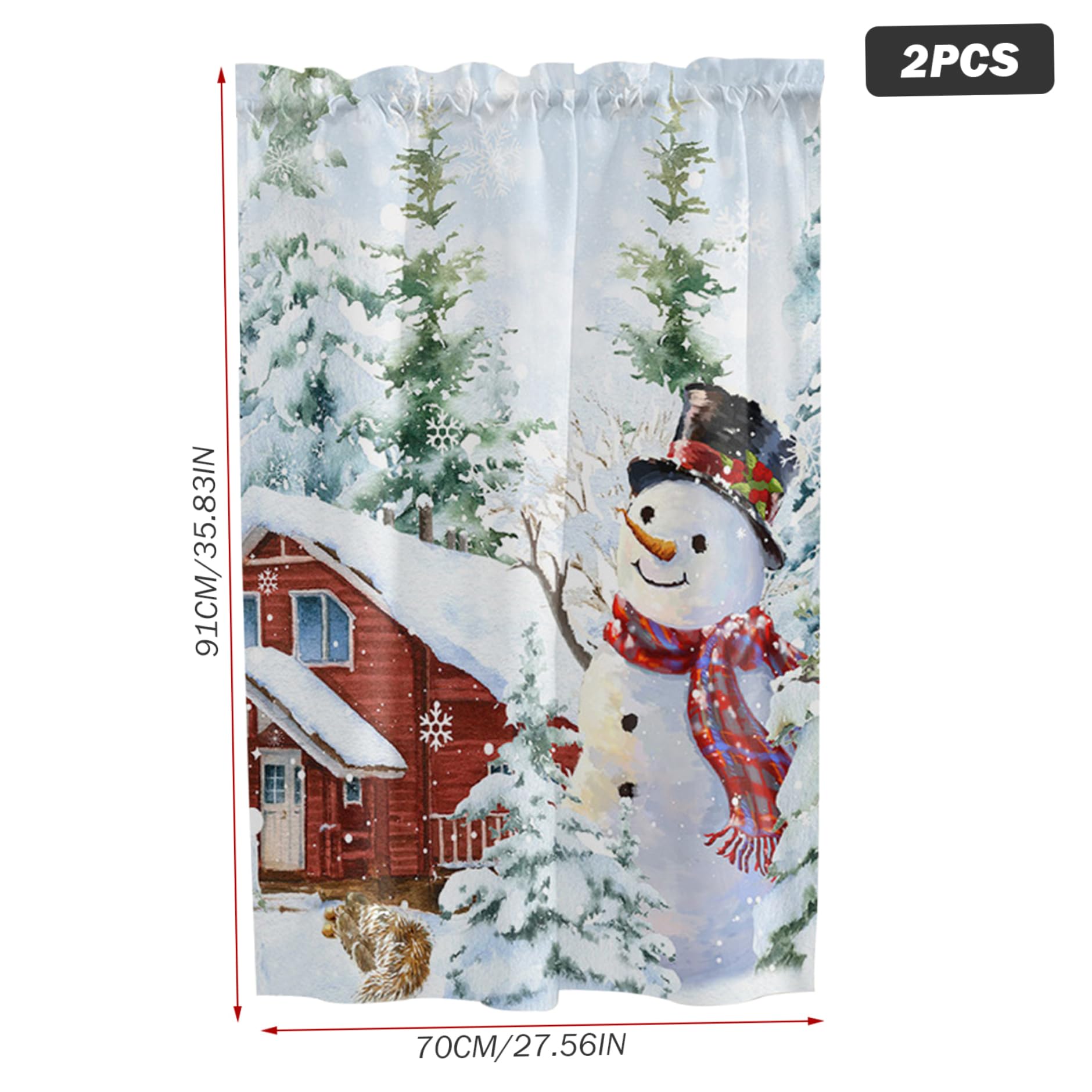 ASDCXZ Natalizia Tenda da Doccia 180x220 cm (Largo x Lungo), Legno Babbo Natale Pupazzo di Neve Tende da Doccia in Tessuto Lavabile Tenda Doccia Impermeabile per Vasca da Bagno con 12 Ganci