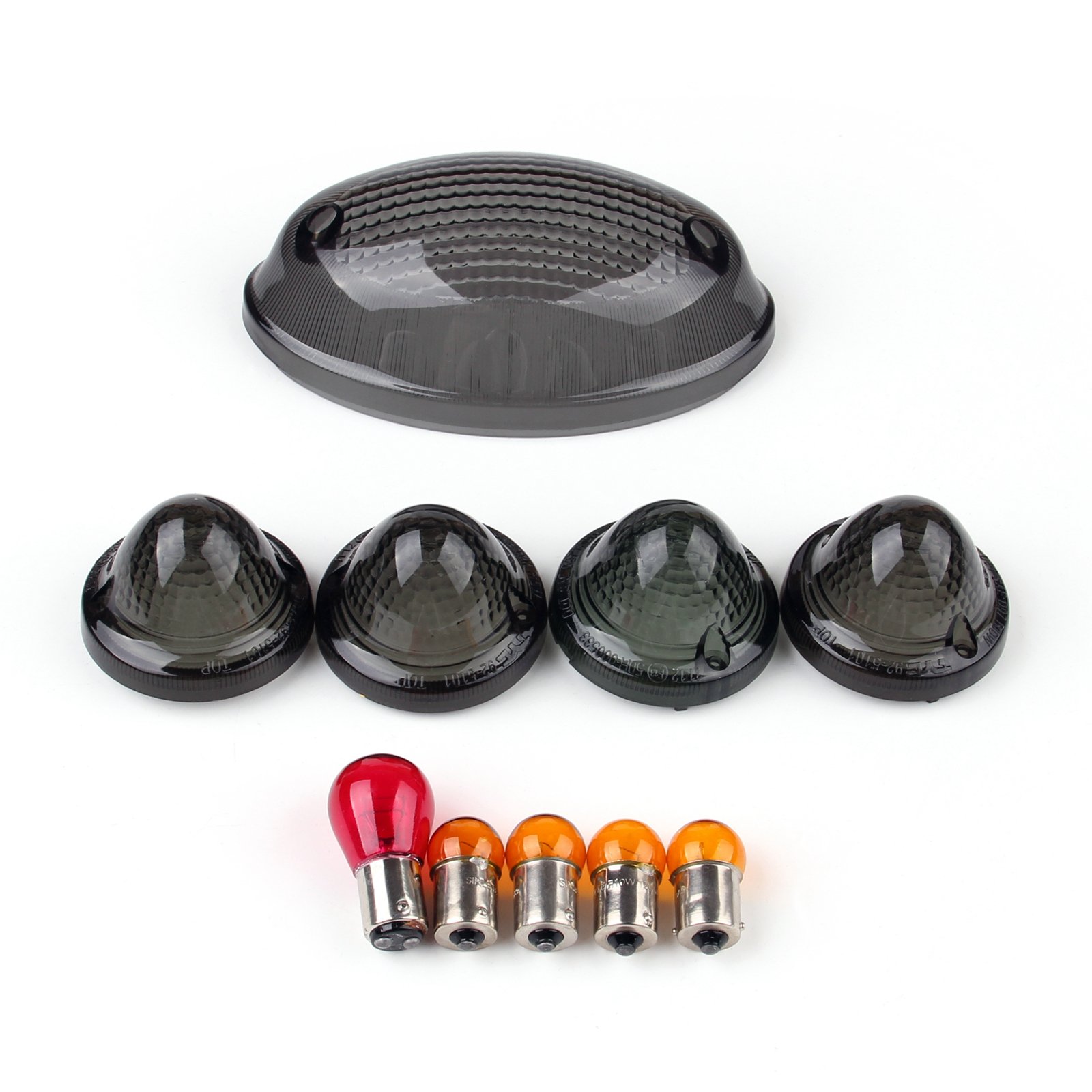 MAD HORNETS TailLight Turn Signals Indicators Lens Bulbs Set For Bonneville SE T100 Smoke