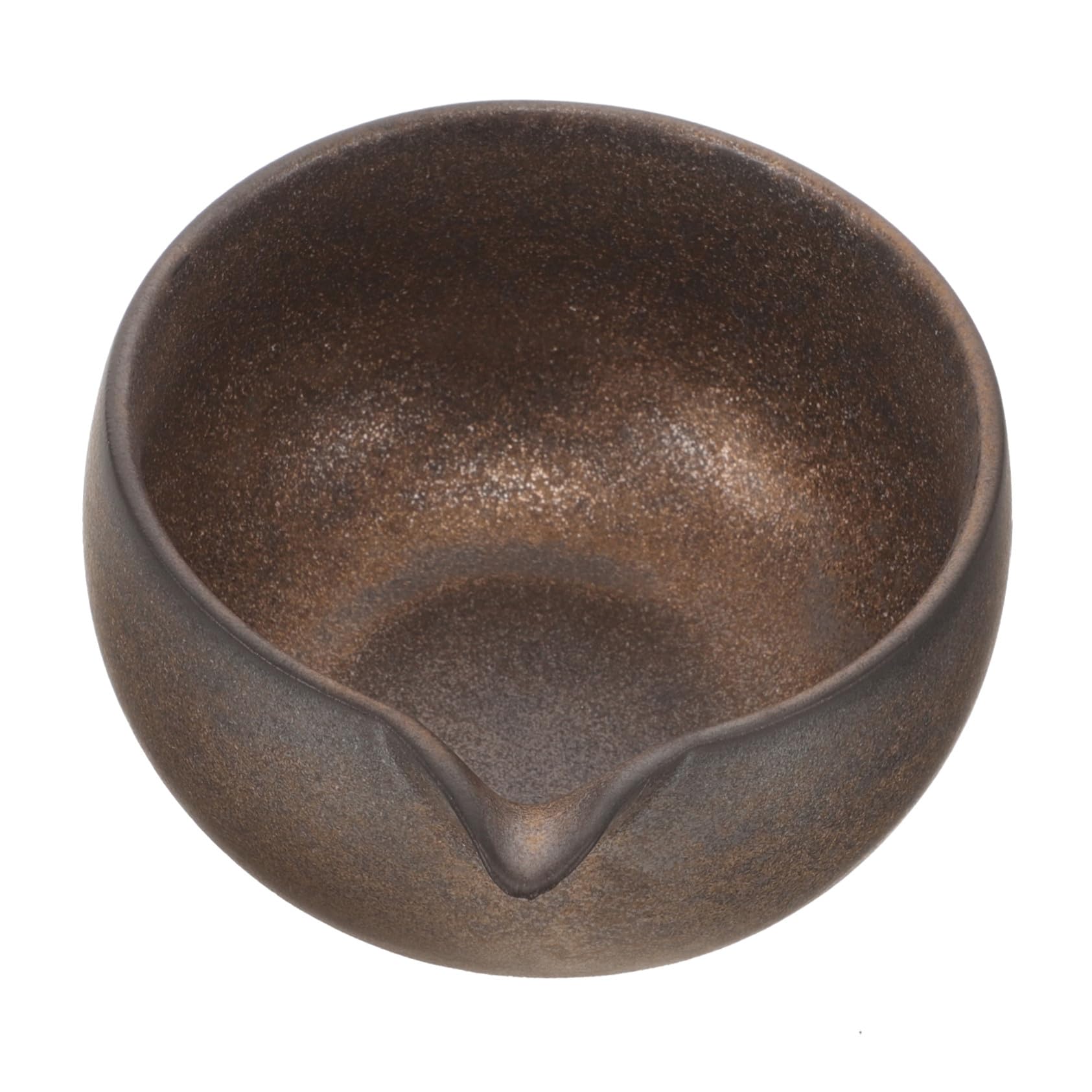 TOYANDONA Ciotola Matcha Cerimoniale in Ceramica con Beccuccio per Tè Giapponese Design Retrò Facile da Pulire per Cerimonie e Uso Quotidiano