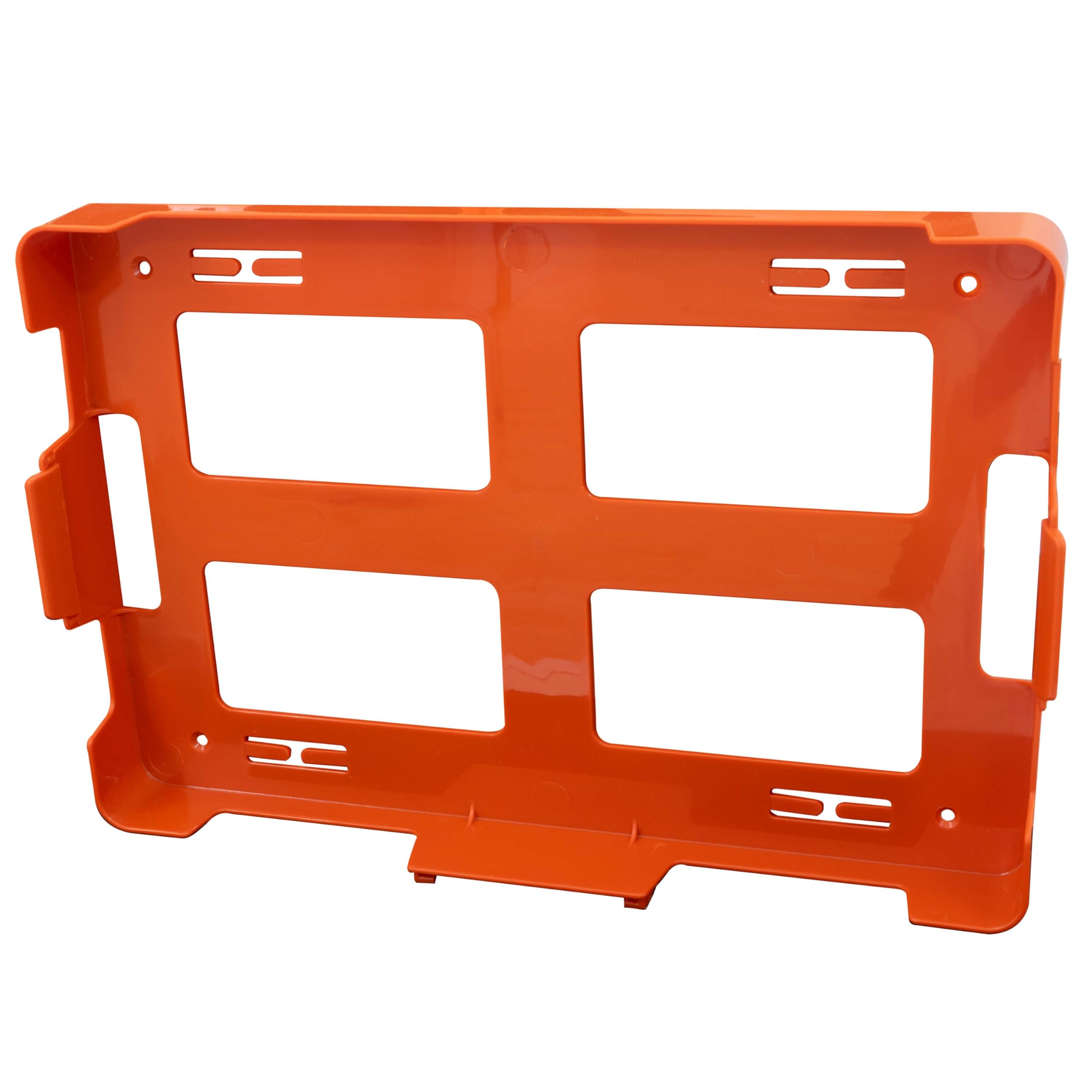 PETEX Botiquín profesional de primeros auxilios con contenido según la nueva norma DIN 13169, incluye práctico soporte de pared, 5 pegatinas, botiquín de primeros auxilios, en color naranja para