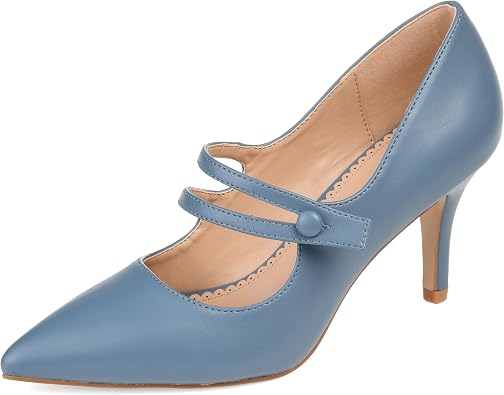 Journee Collection Womens Sidney Pump, Blue, 5.5