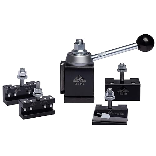 AXA Machinist Pro Juego de postes de herramientas de cuña de cambio rápido de 5 piezas