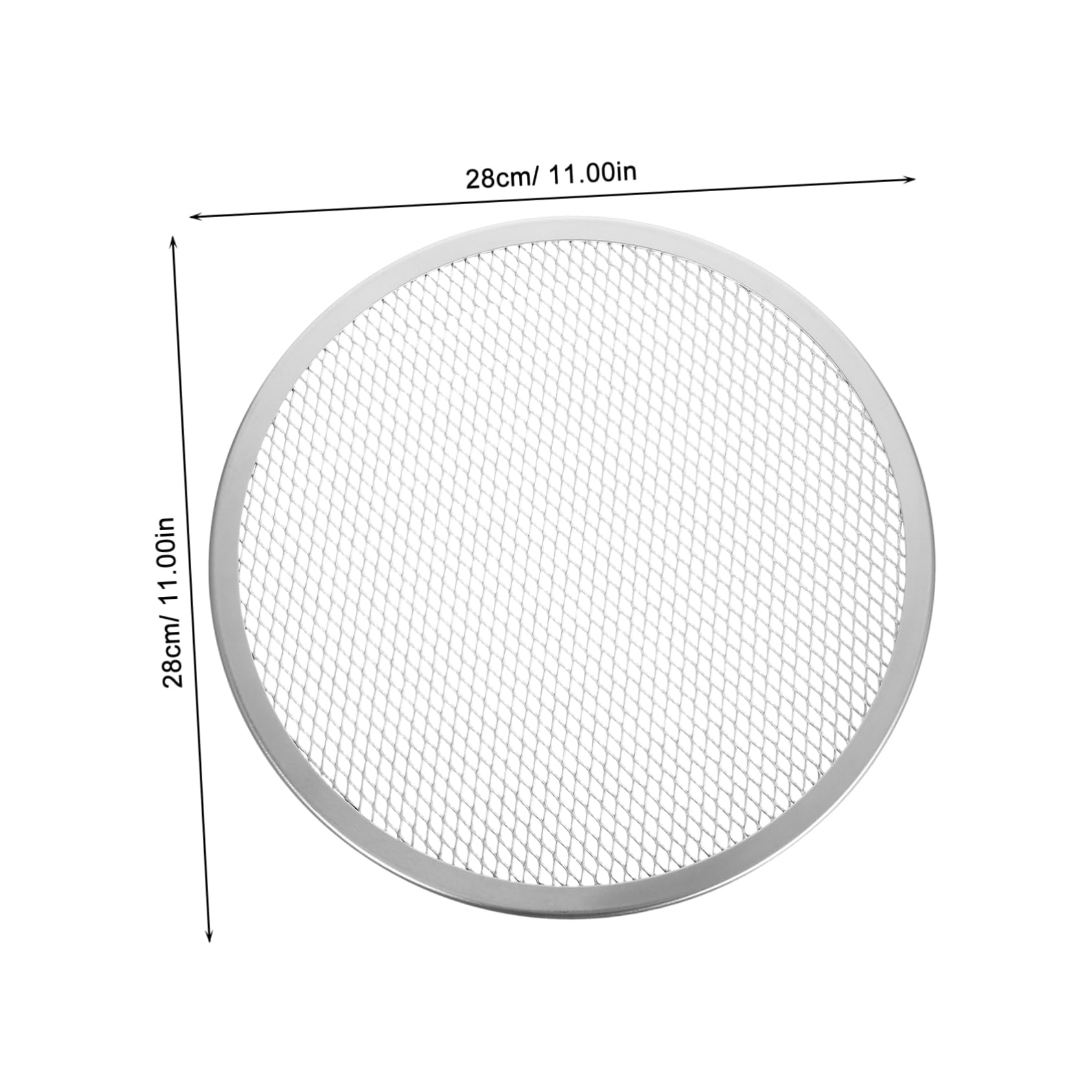 ULTECHNOVO Pizza Baking Net Perforated Pizza Tray for Oven Non Stick and Scratch Resistant for Baking Cooking Easy Clean Up