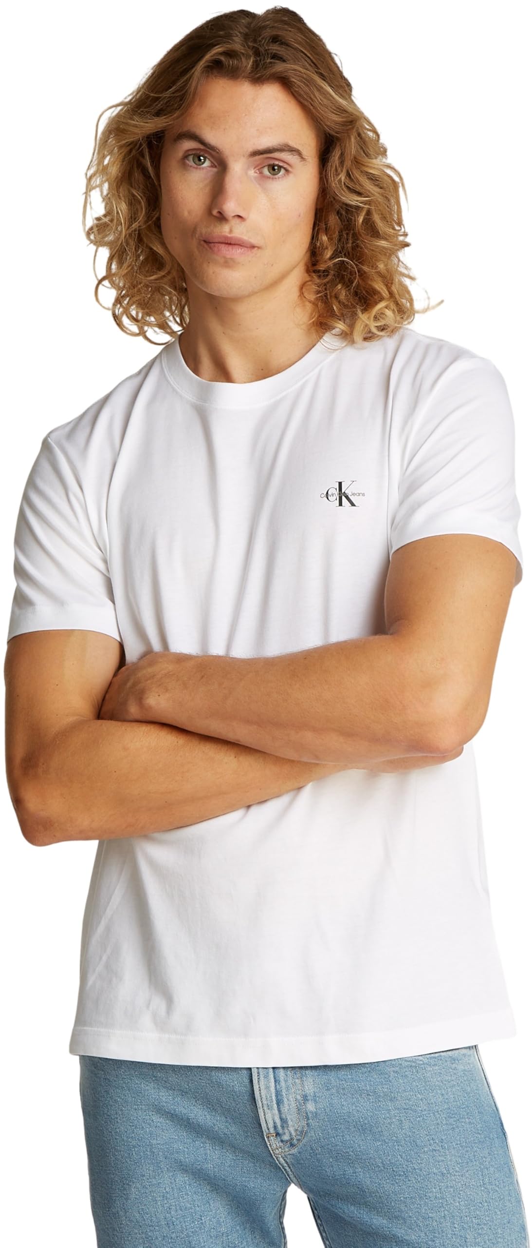 Calvin Klein Magliette a Maniche Corte (Pacco da 2) Uomo
