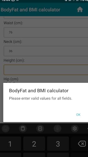 BodyFat and BMI calculator
