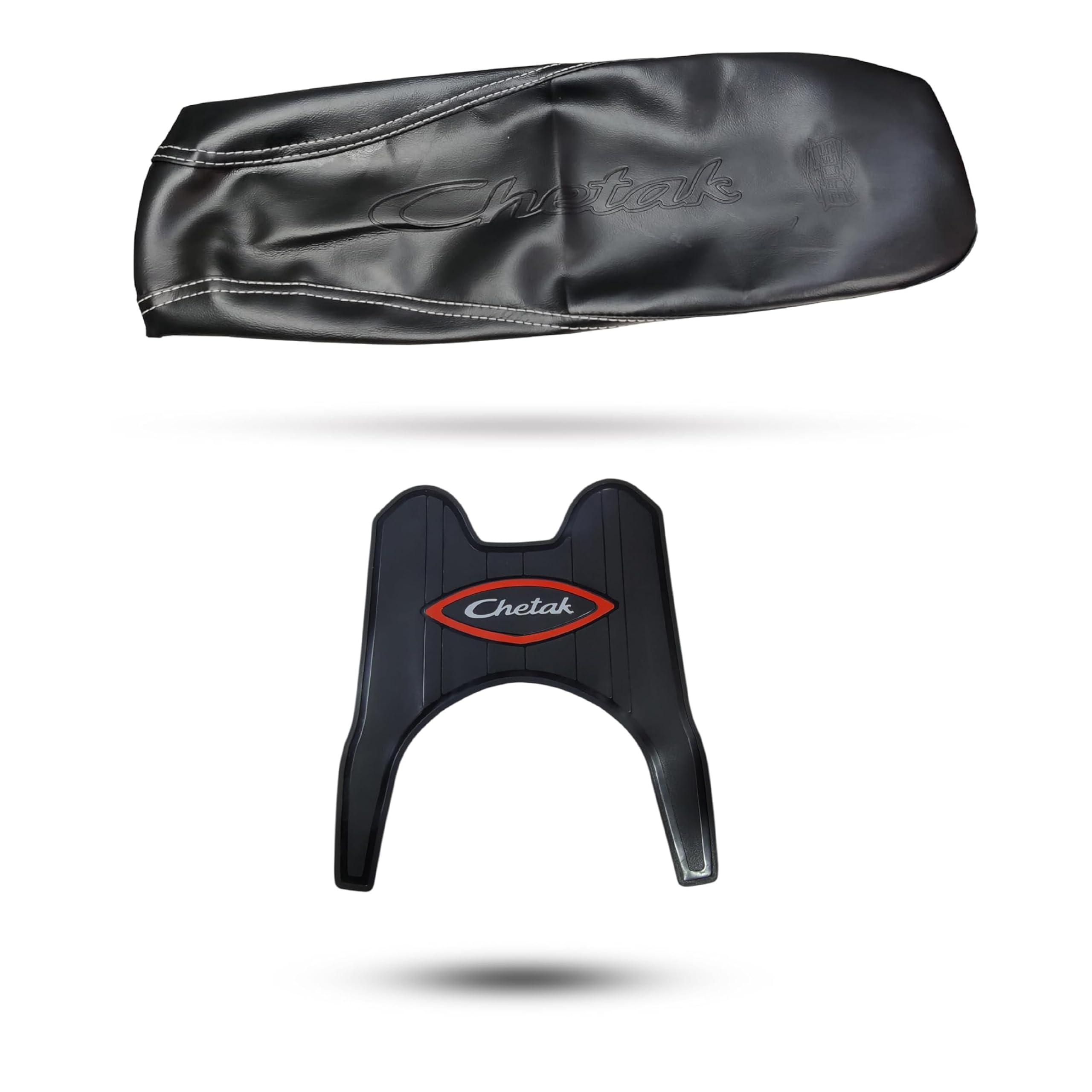 EV Chetak Seat Cover with Anti Skid 3D Footmat for EV Bajaj CHETAK 3501, 3502 & 3503 3D-image-36