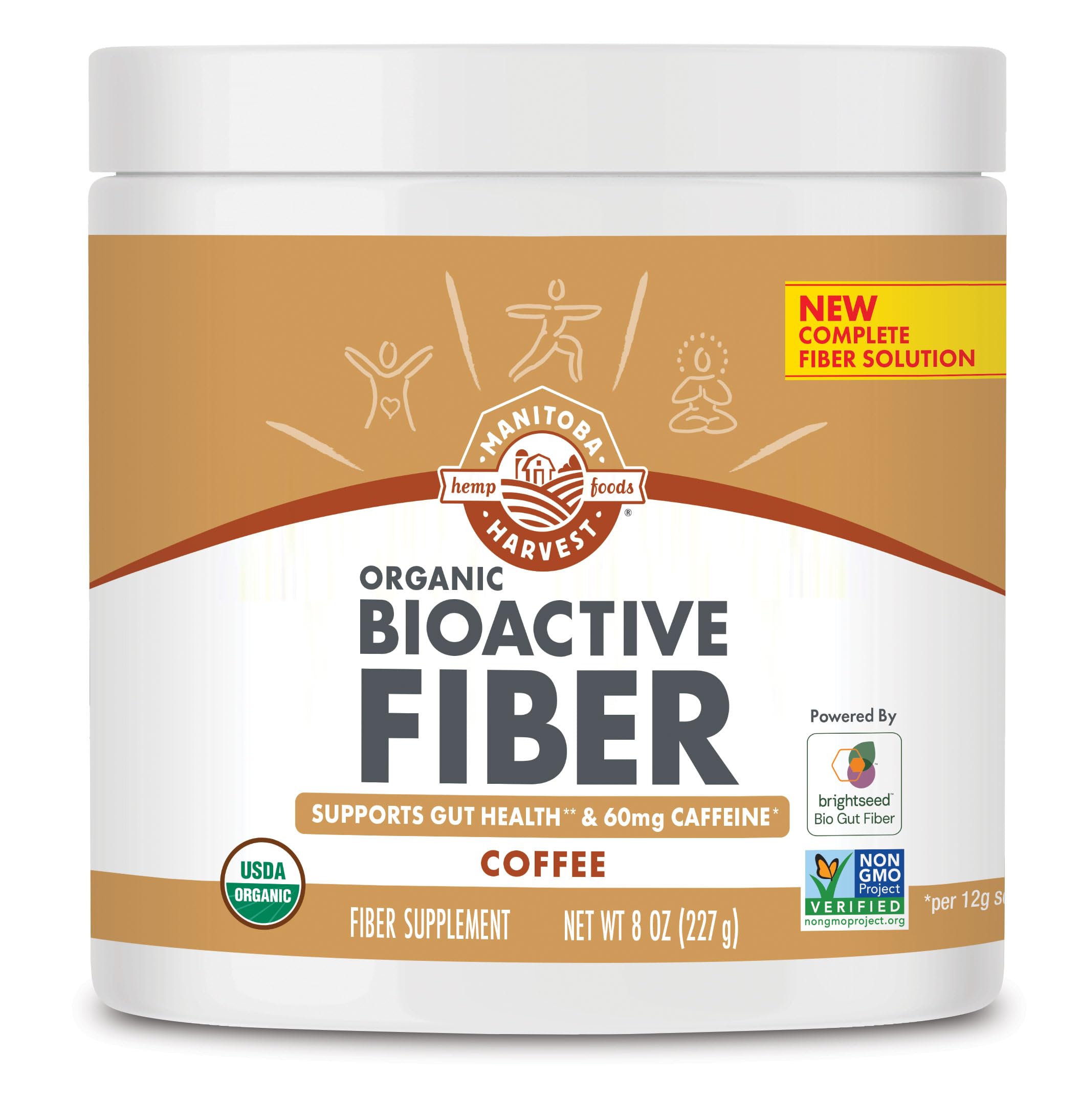 bioactive fiber glp 1 Manitoba Harvest Organic Supplement, Coffee Flavor, 8 oz healthy blood sugar levels HUM Nutrition Flatter Me Fiber