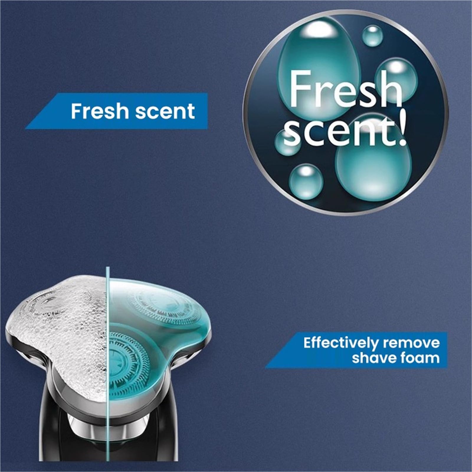 JC301 JC302 Rasierreiniger. Kompatibel mit Philips S5000/S7000/S9000 Serie – 2 Stück/4 Stück à 170 ml Geeignet for Rasierer-Reinigungssysteme(2PCS)