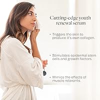 Vista 4 de Synergie Skin SuperSerum+ Suero antiedad, estimula el colágeno, complementa los inyectables antiarrugas, suero facial para mujeres y hombres, 1.0 fl