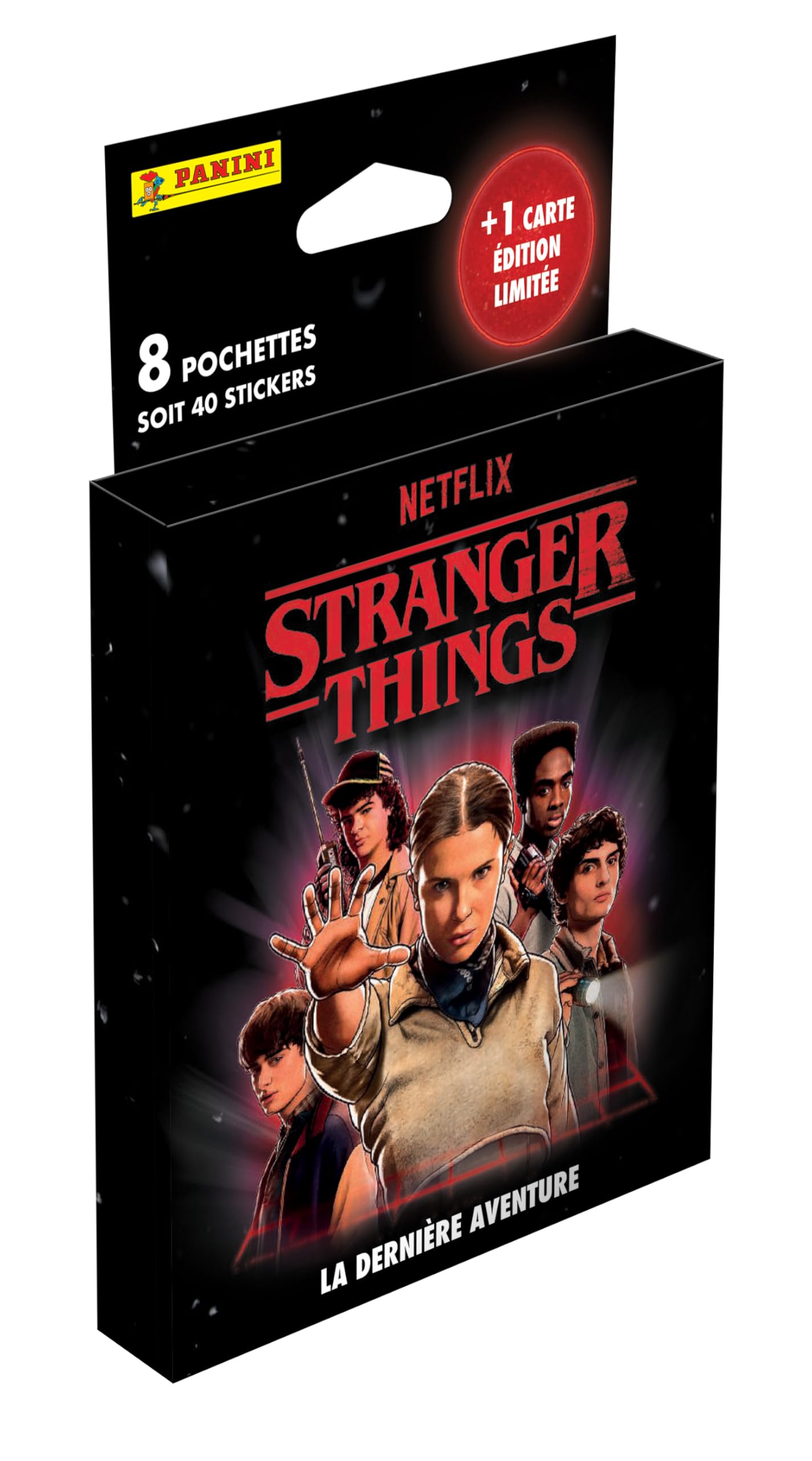 Panini Stranger Things - La Dernière Aventure Blister Pack of 8 Sleeves + 1 Limited Edition Card