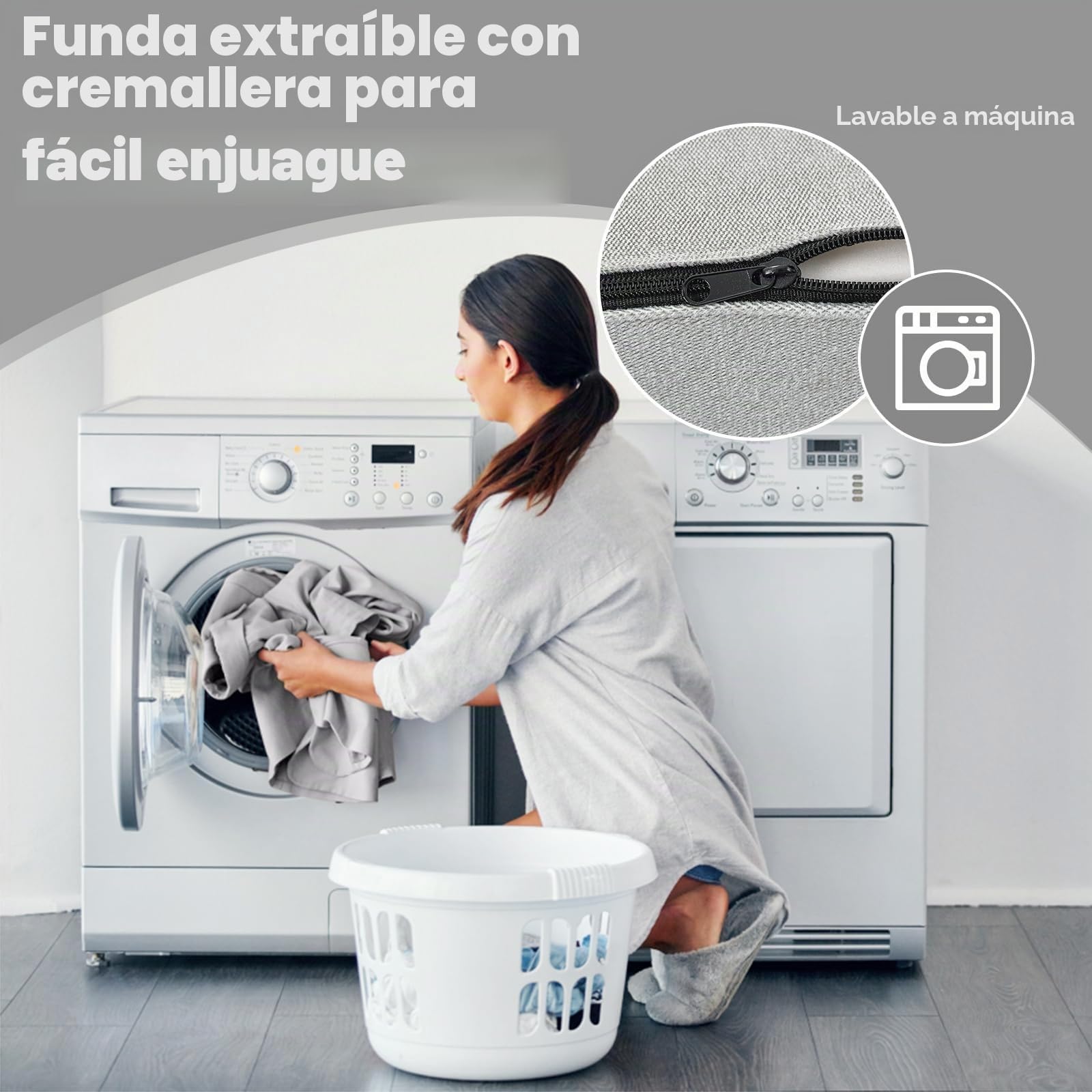 FANTASK Sofá Cama Plegable 3 en 1, colchón Plegable, Espuma Extra Gruesa (15 cm), sofá Cama, colchón de Suelo, colchón Plegable, colchón de Invitados con Funda extraíble y Lavable, 190 x 71 x 15 cm,
