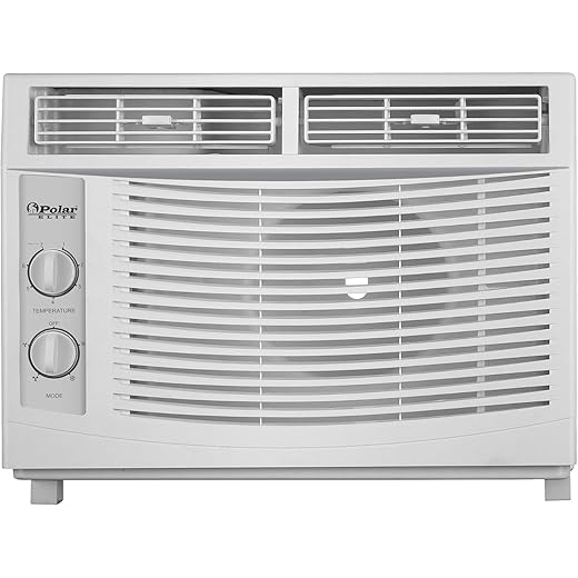 Memorex 5,000 BTU Window Air Conditioner, Cools Up to 150 Sq. Ft., Quiet Operation, Adjustable Fan and Cooling Settings, Mechanical Control, Easy Install & 2-Year Warranty