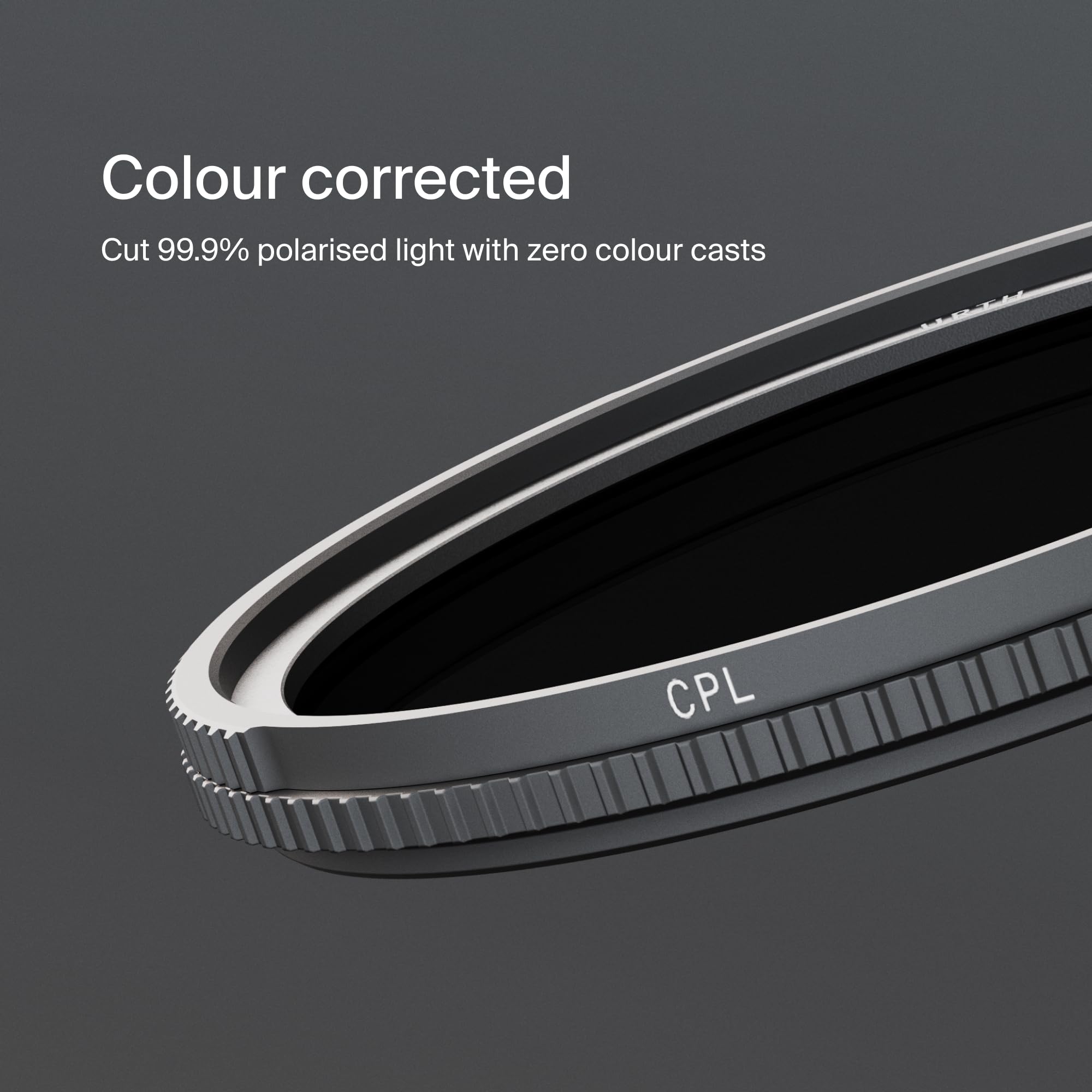 Urth 77 mm Filtro Polarizzatore Circolare (CPL) (Pro) – 34 Strati di Nano-Rivestimento, Vetro Ottico HD per una Chiarezza d'Immagine Superiore, Polarizzazione Professionale Ultra-sottile