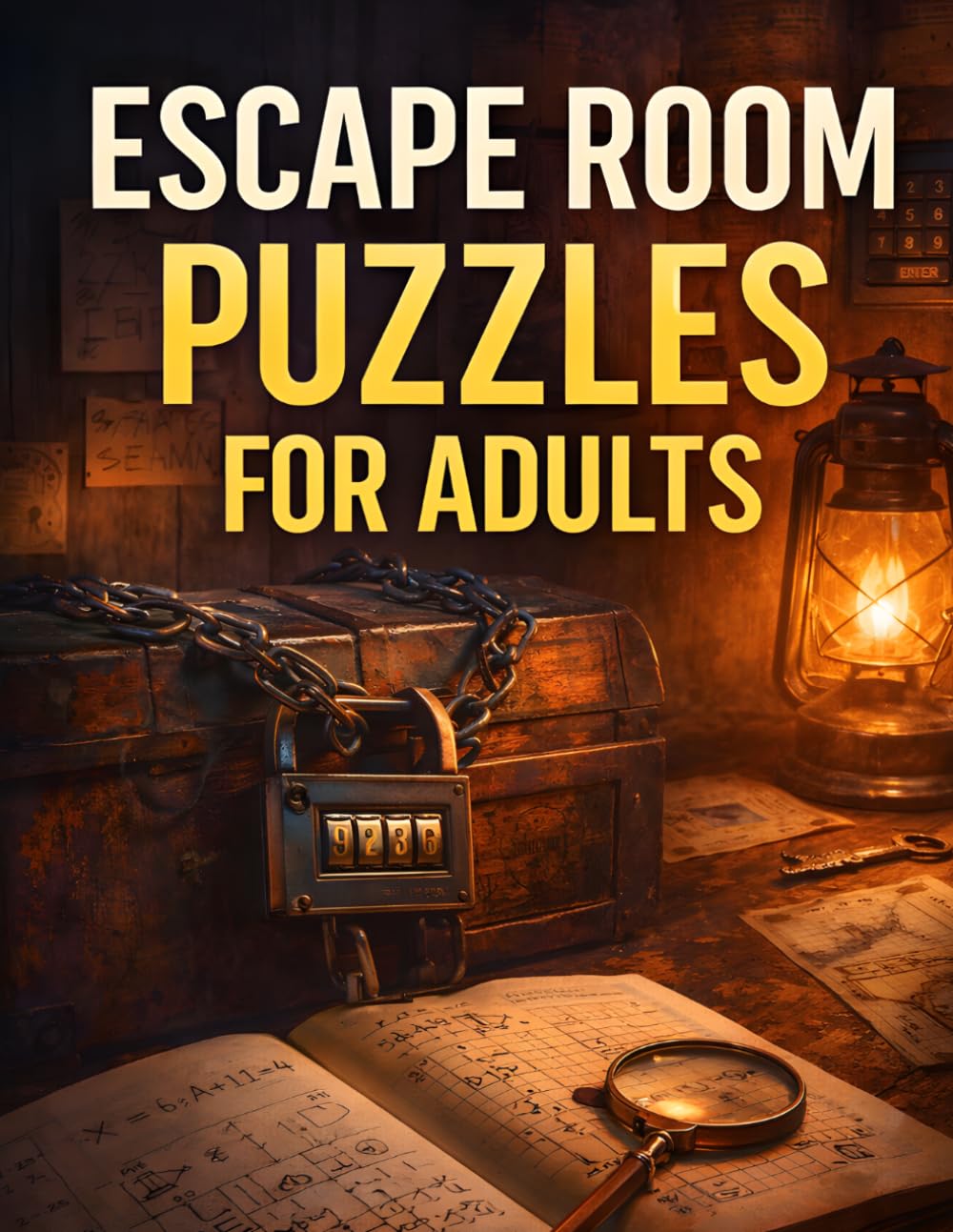 Escape Room Puzzles for Adults: Mind Bending Challenges to Solve, Decode, and Escape Book