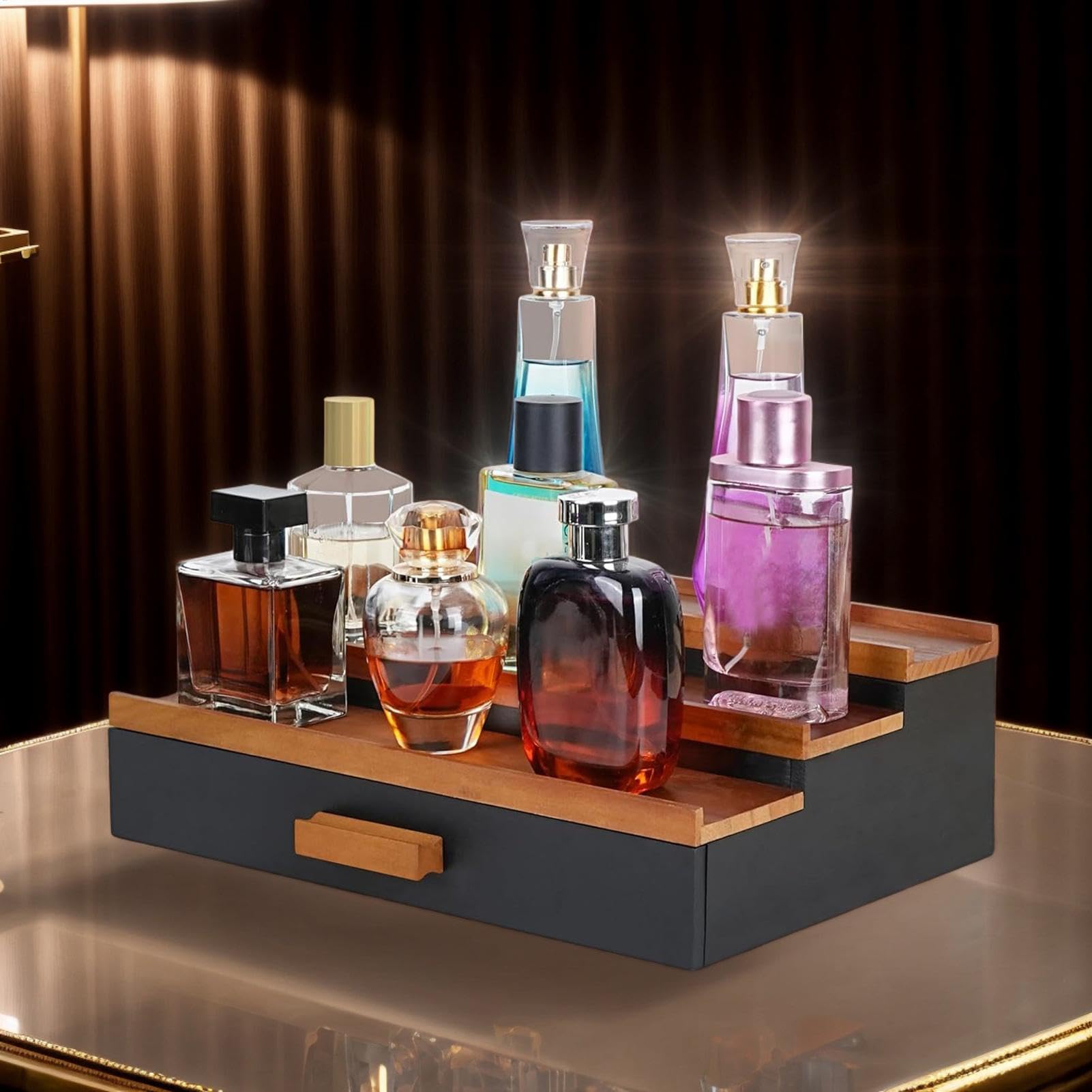 Parfüm Organizer, Parfüm Display Stand 3 -Tier -Parfümständer Shelf mit