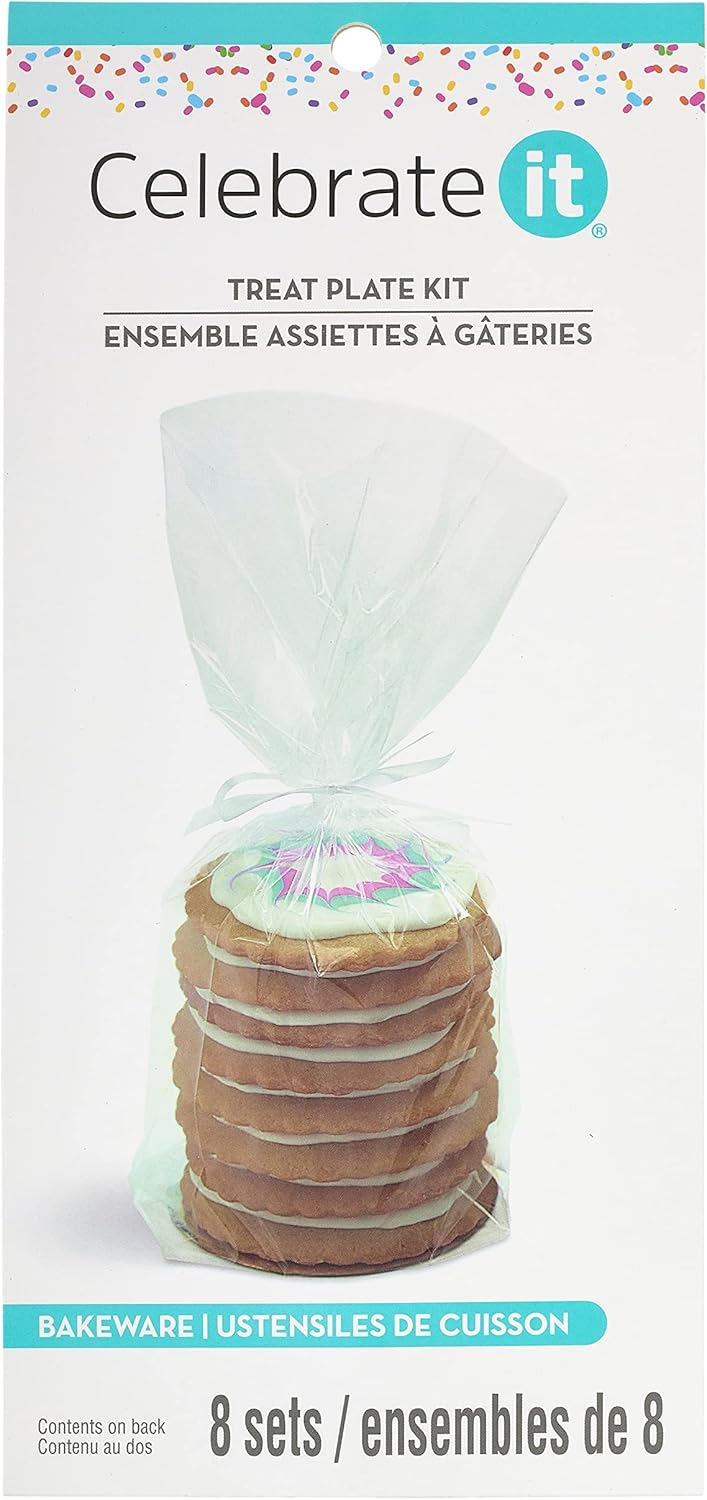 Celebrate It Treat Plate Kit, 12 Packs: 8 ct. (96 total)