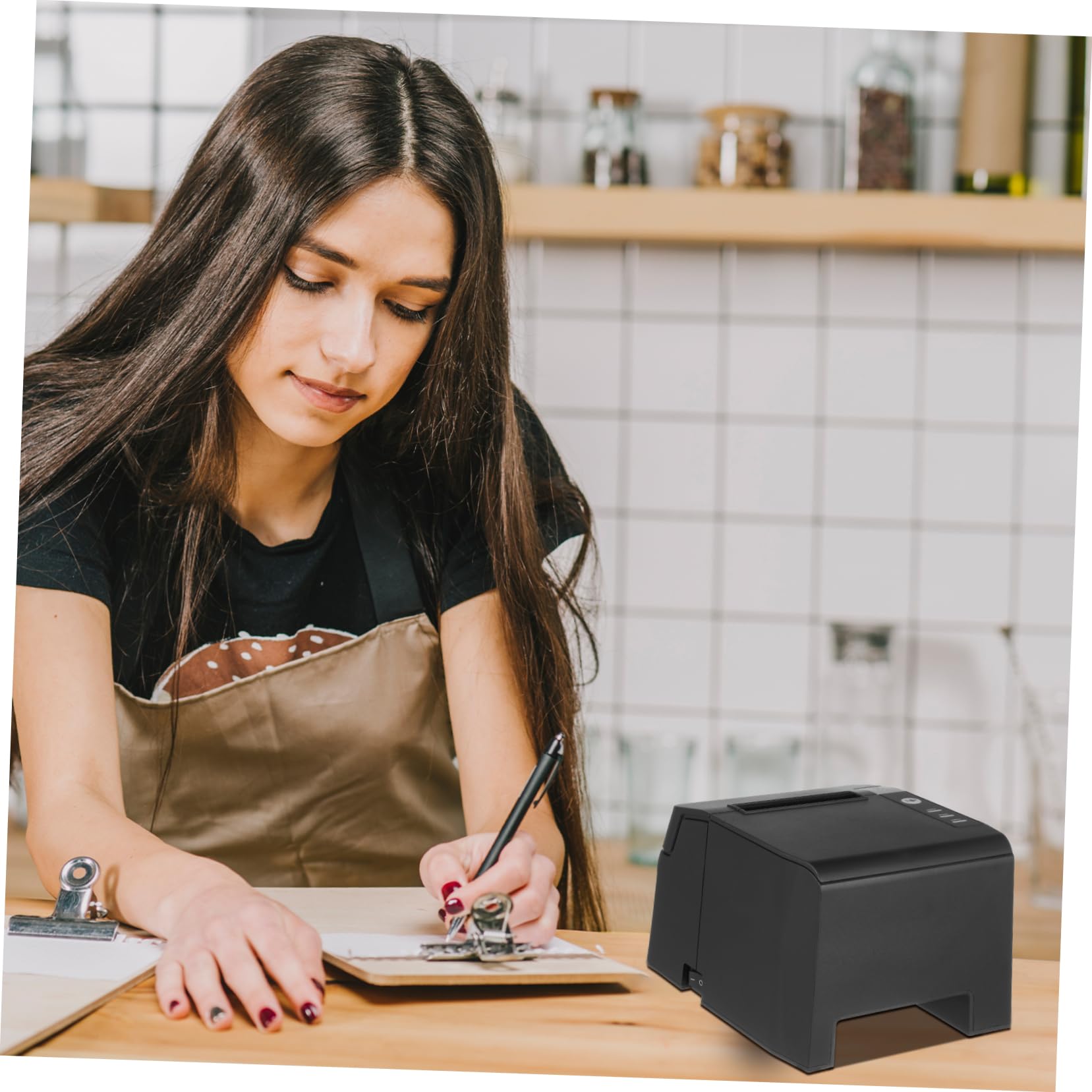 Gogogmee Thermal Receipt Printer for Square Pos High Definition Printing Versatile Use Quick Printing for Retail and Shipping US Plug Compatible Reliable and