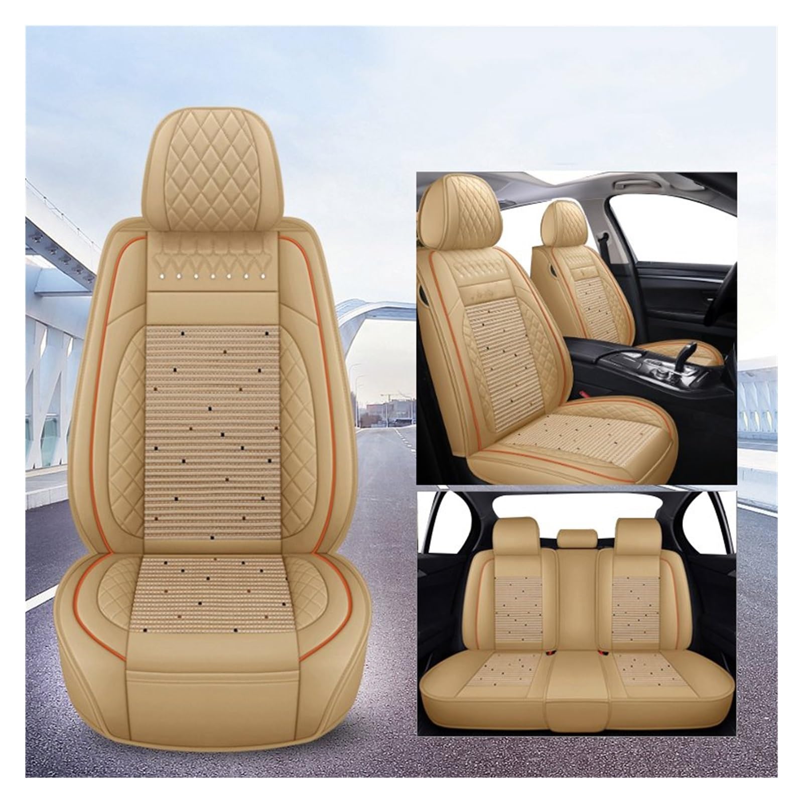 Housse Siege Voiture pour Geely pour Emgrand Ec7 Ec8 Gc9 pour Atlas pour Coolray pour Tugella pour géométrie C Protecteur siège Voiture antidérapant intérieur Voiture Couvre Siege Auto (Couleur : 10