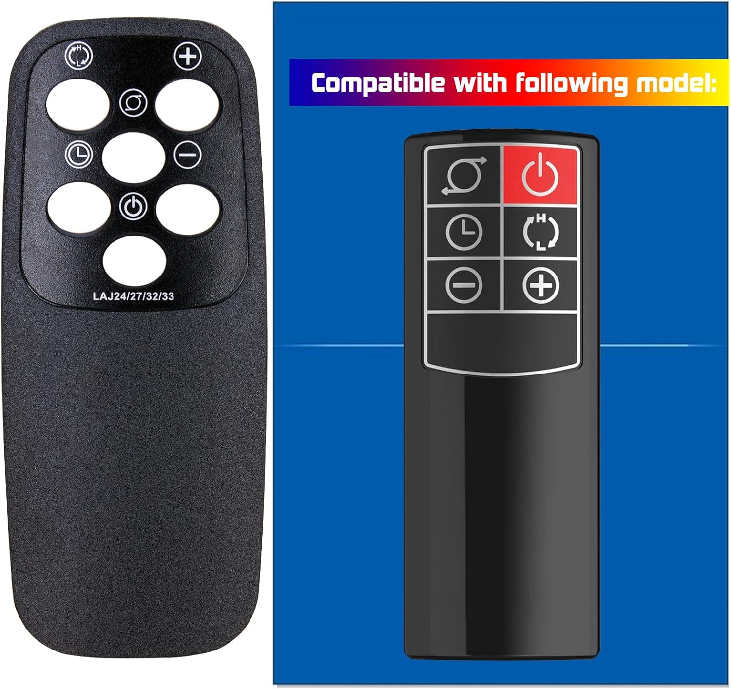 Remote control with compatibility graphic