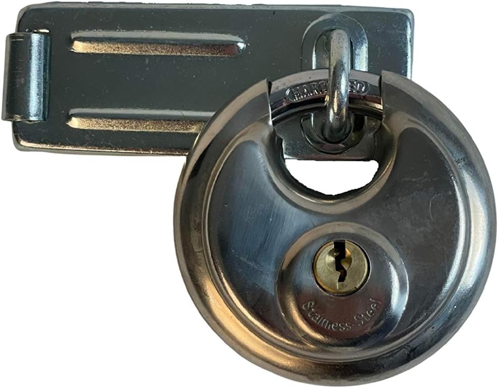 Industrial Hasps Industrial Hardware Latching Combination Lock Hasp 6 in L