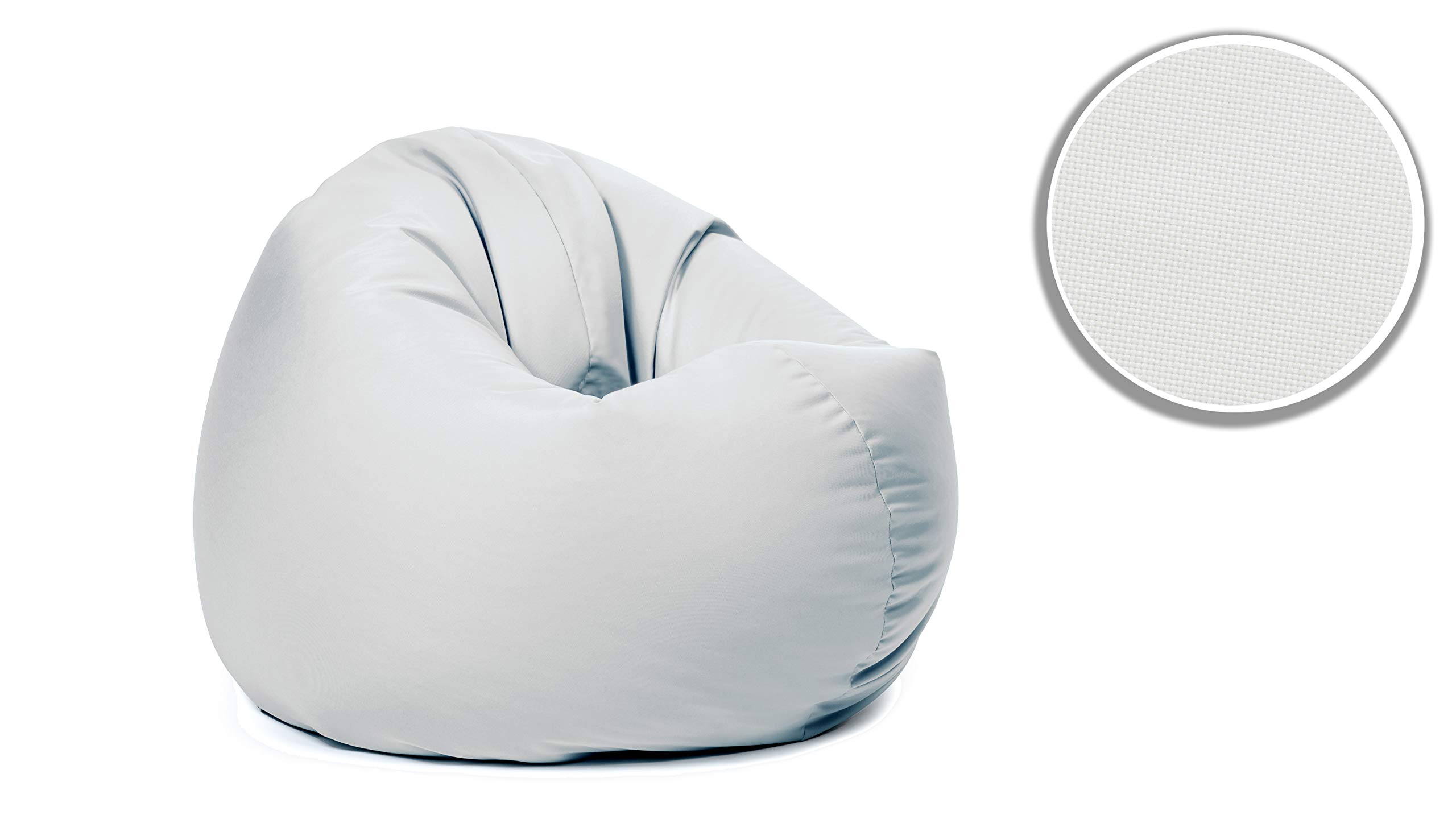 sunnypillow Worek do siedzenia XXXL z wypełnieniem ze styropianu, średnica 145 cm, funkcja 2 w 1, do siedzenia i leżenia, na zewnątrz i wewnątrz, dla dzieci i dorosłych, wiele kolorów i rozmiarów do wyboru