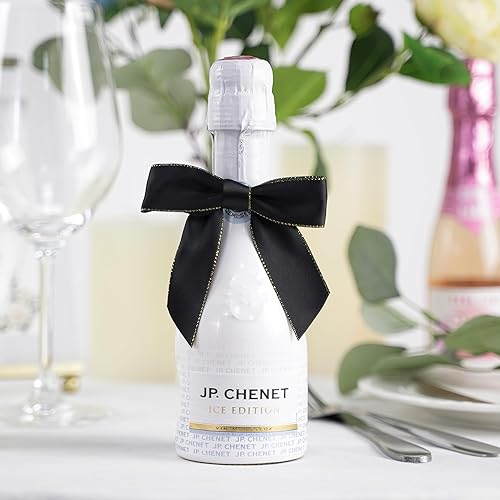 Miniatura 5 de AIMUDI Lazos negros para manualidades, lazos prefabricados de 3.5 pulgadas para envolver regalos, lazos para bolsas de golosinas, pequeños lazos