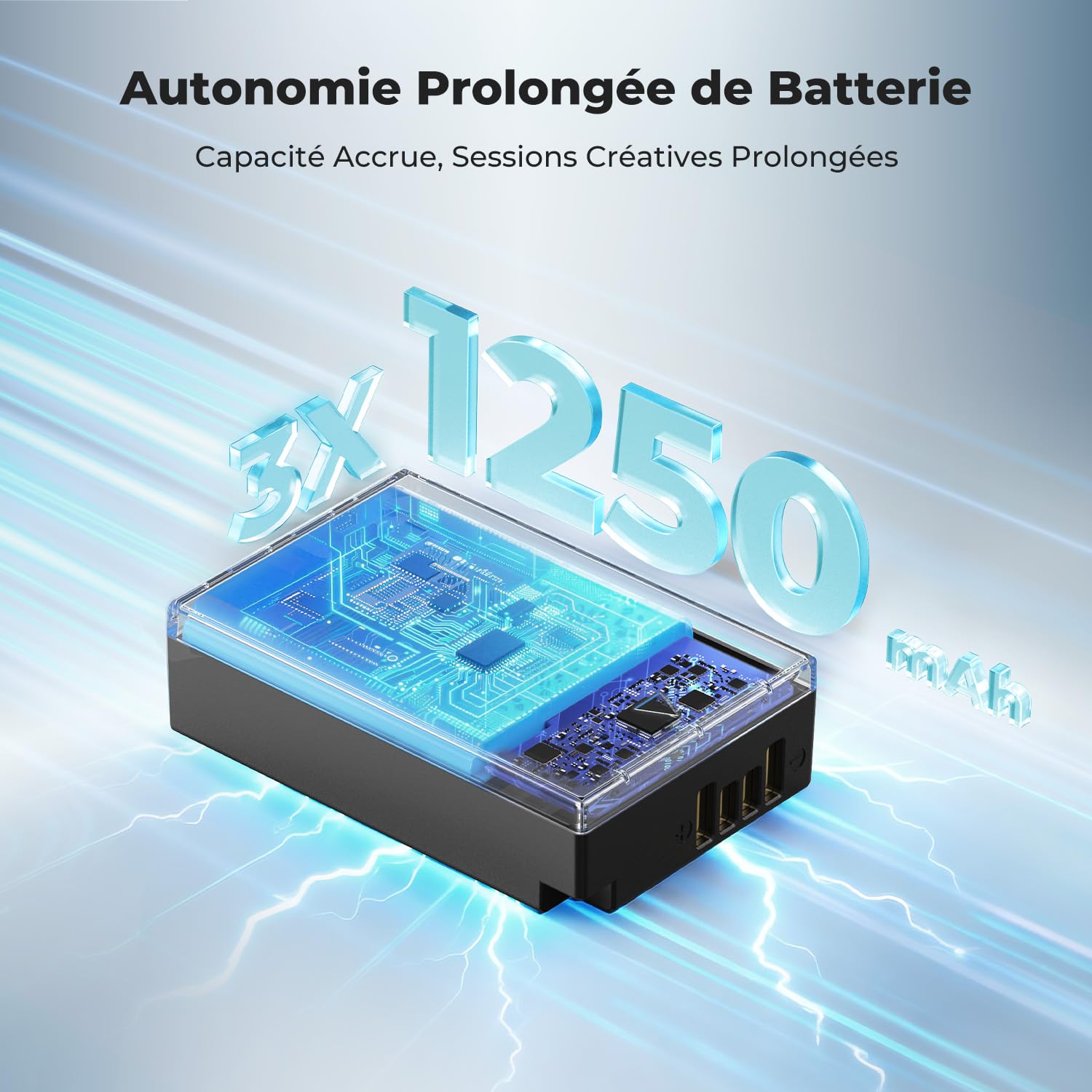 K&F CONCEPT LP-E17 Batterie et Amélioré LCD Chargeur à Trois Slot Compatible avec Canon EOS R100 R50 RP R10 R8, Powershot V1, Rebel T8i T7i T6i T6s SL2 SL3 EOS M3 M5 M6 200D 77D 750D 760D 800D 8000D