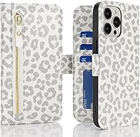 Vista 182 de Havaya Funda para iPhone 13 Pro Max y iPhone 12 Pro Max, cartera compatible con magsaf 2 en 1, desmontable magnética con tarjetero y ranura trasera