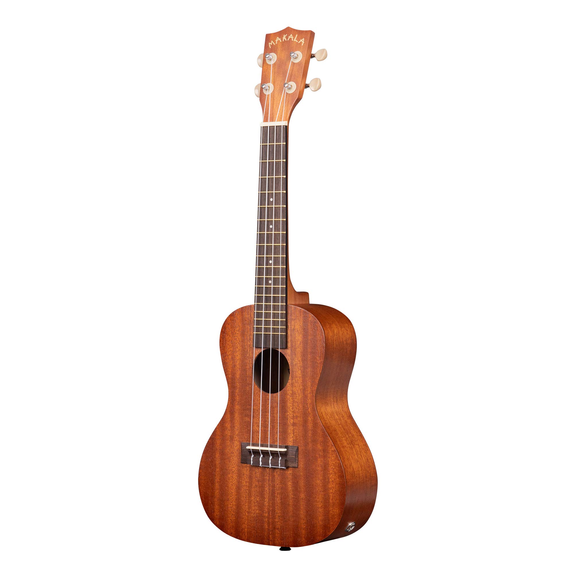 Kala MK-CE - Ukulele Concerto Elettrificato Adulti e Principianti, Ukulele in Mogano e Palissandro a 4 Corde per Musicisti Esperti e Nuovi con Custodia Inclusa, Strumenti Musicali a Corda, Satinato
