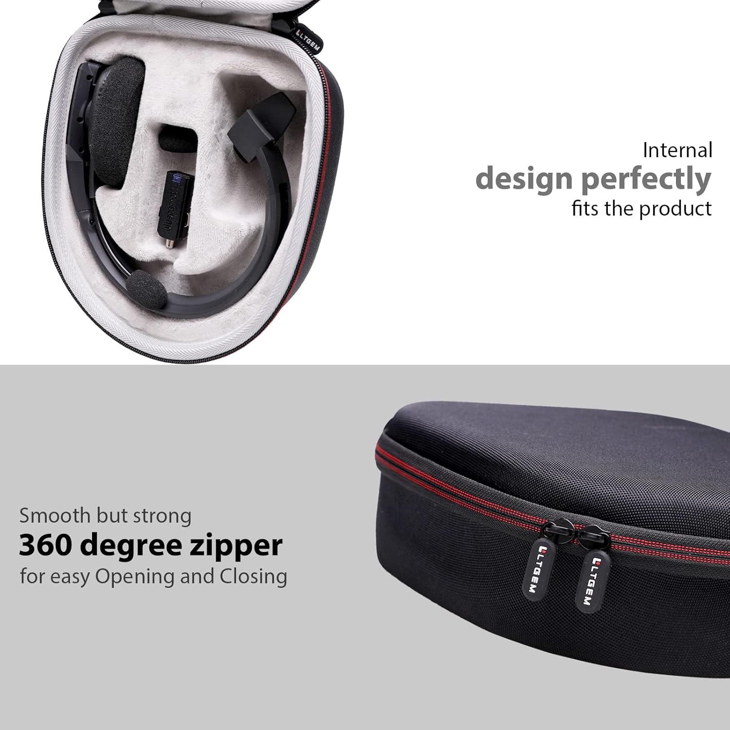 LTGEM Case Compatible with BlueParrott B450-XT/B350-XT/B550-XT Noise Cancelling Bluetooth Headset