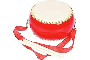 Chinese Instrument Kids Drum Hand Tambourine Taiko Bong Percussion Musical Sensory Learning Gift Toys