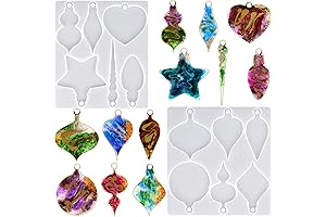 Actvty Christmas Resin Mold: Unleash Your Creativity with 12 Enchanting Shapes