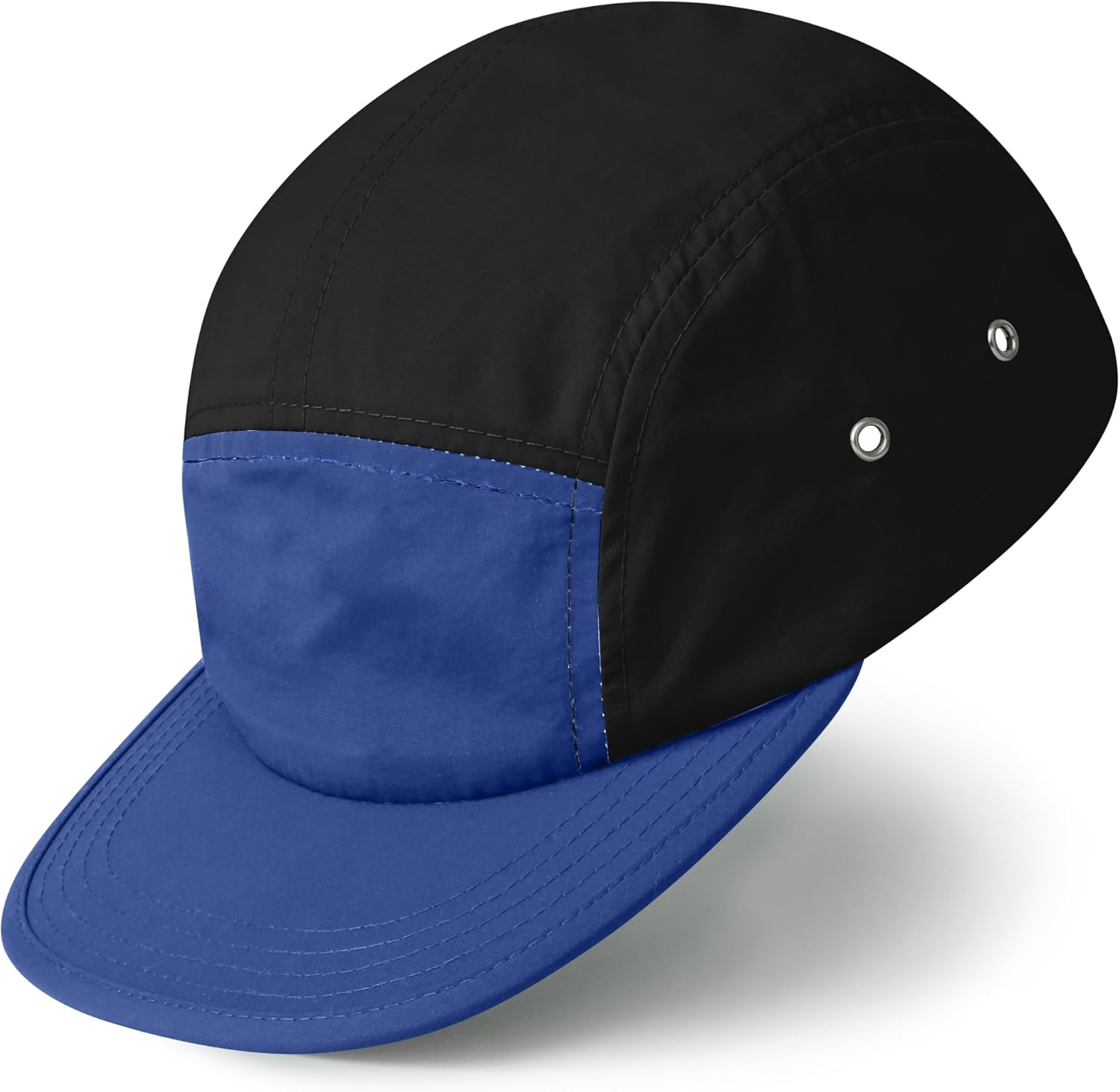 Clakllie Quick Dry 5 Panel Running Hat for Men Flat Brim Baseball Cap Adjustable Trucker Hats Lightweight Outdoor Camping Hat - Image 7