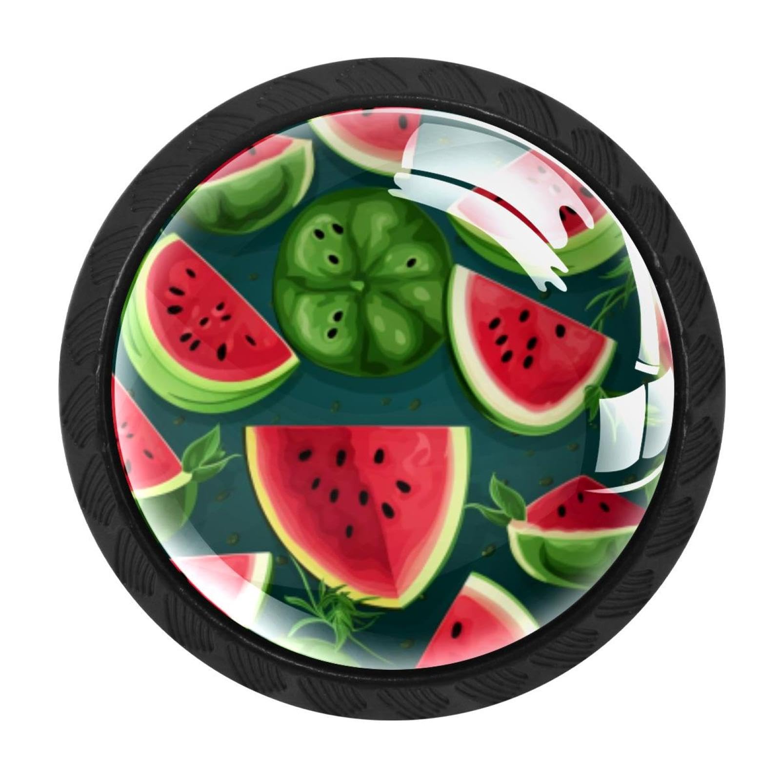 CHENZZZZ 4 Pieces Kitchen Cabinet Knobs Watermelon Drawer Knobs Dresser Knobs Drawer Pulls Door Knobs Dresser Drawer Handles Knobs for Dresser Drawers