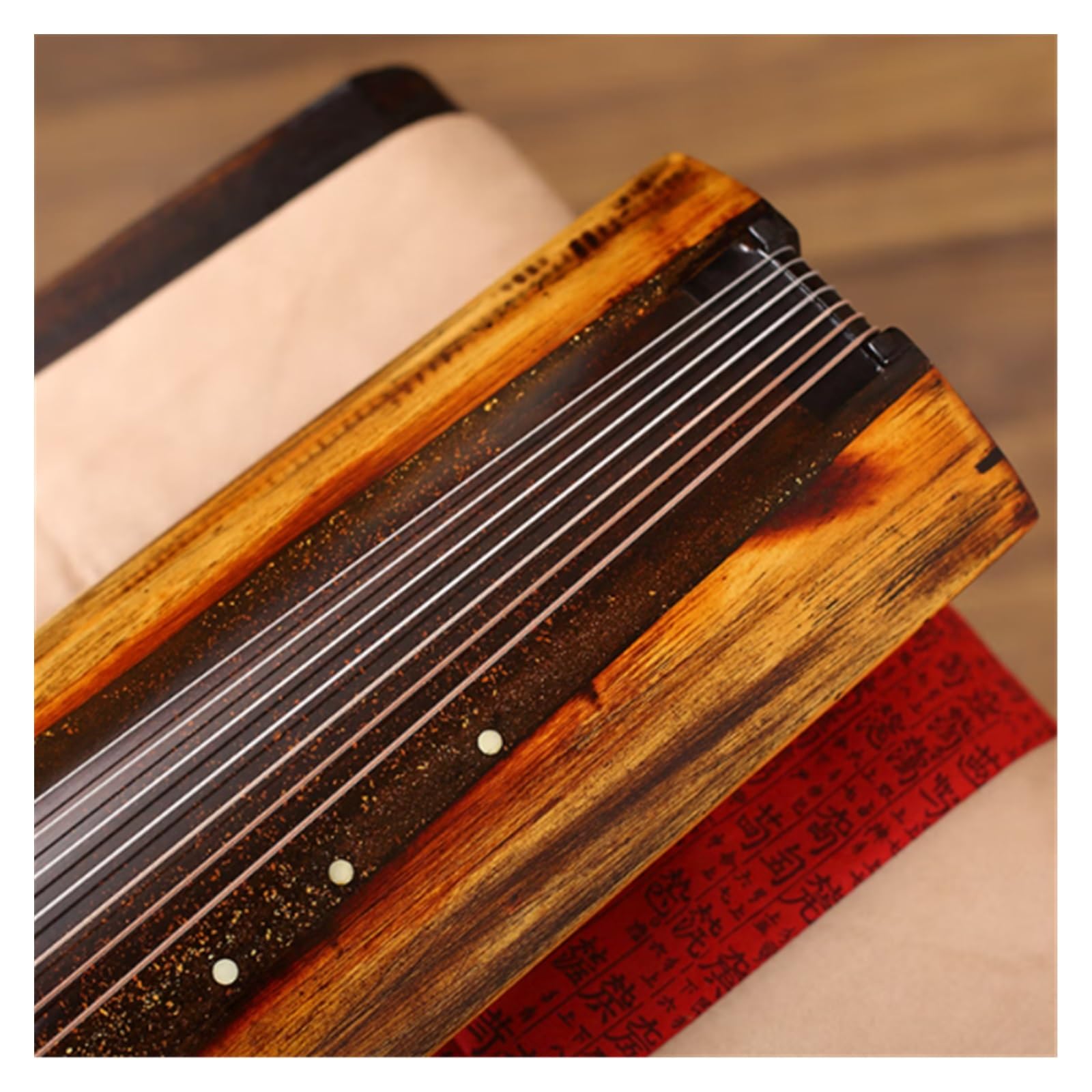 Profesjonalny Instrument Strunowy Guqin Cytra Guqin Profesjonalny Instrument Dla Początkujących Wykonany Z Drewna Cedrowego I Lakieru