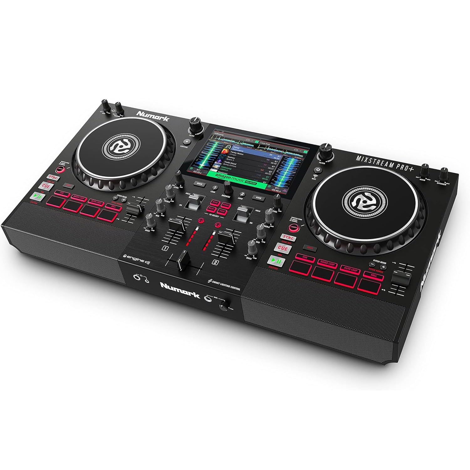 Mixstream Pro+ Standalone DJ Controller, TH02, (2) XLR Cables, PSG AUDIO C350 Bundle