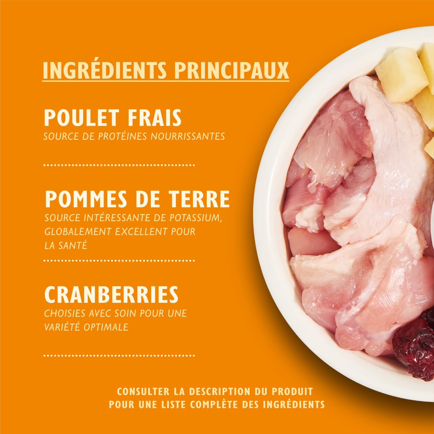 Lily’s Kitchen Fabriqué à partir d’ingrédients naturels Sac d’aliments secs pour chats adultes Sac Poulet aux légumes Recette sans céréales 2 kg