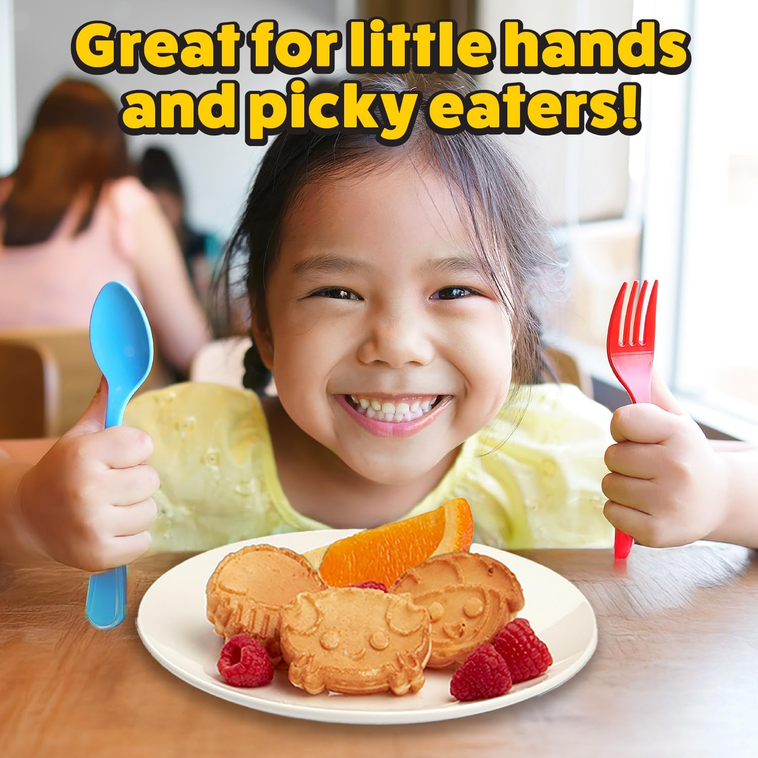 Sea Creature Mini Waffle Maker- Create 7 Different Ocean Animal Shapes in Minutes, Breakfast Fun Cool for Kids & Adults w/Novelty Aquatic Pancakes - Electric Non-Stick Waffler Iron, Holiday Gift