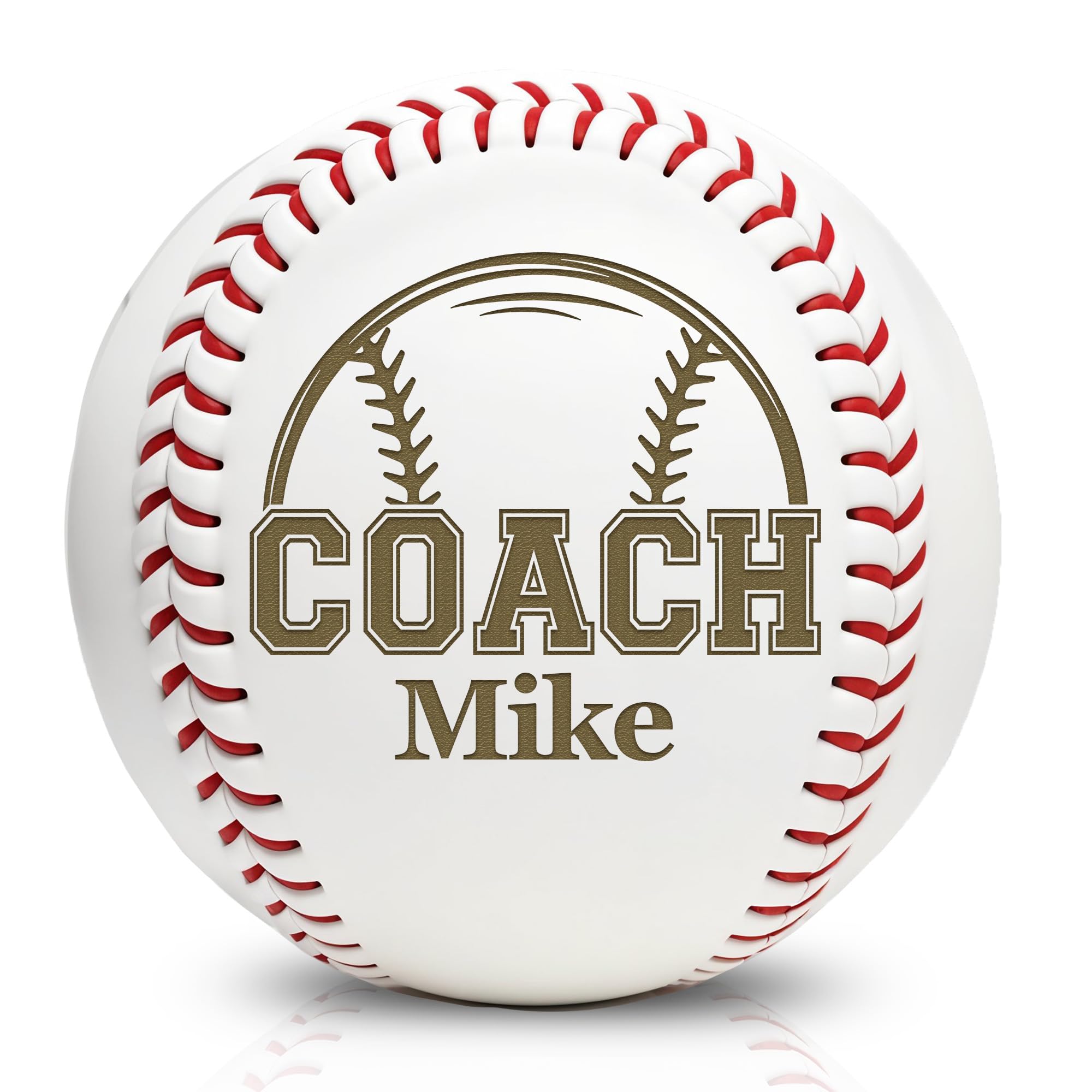 Personalized Baseball Ball with Custom Name, Engraved Ball, Personalized Baseball Gifts for Team, Coach, Player, Senior, Custom Award Trophy, Engraved Gift Thank You Coach