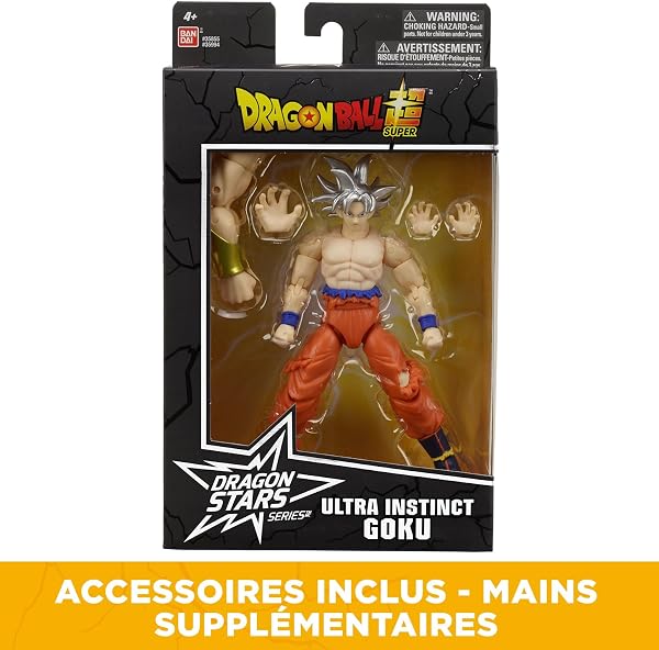 BANDAI - Dragon Ball Super - Figurine Dragon Stars 17 cm - Goku Ultra Instinct - Licence Officielle Dragon Ball - Figurine articulée Goku - Jouet Enfant 4 Ans et + - 35994J - 3
