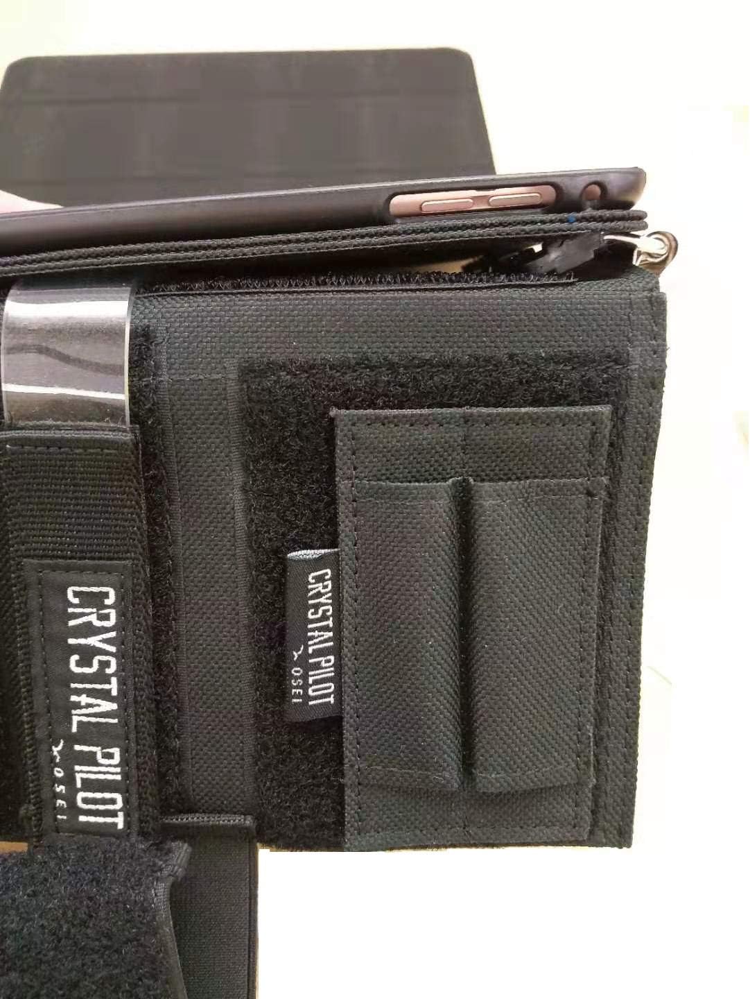 Crystal Pilot "Flight Pad 5". 3 in 1 Tablet Kneeboard with Aluminum Clipboard and VFR Placard. Compatible with Mini iPad 5… (iPadmini_5)…