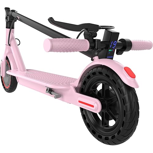 Roinside Electric Scooter- 8.5"/10''/14'' Tires, Up to 19/22MPH, 350W/500W Motor, Max 12/16/21/23/27/62Miles Long-Range Foldable Escooter for Adults Adults Scooter with Double Braking System, App