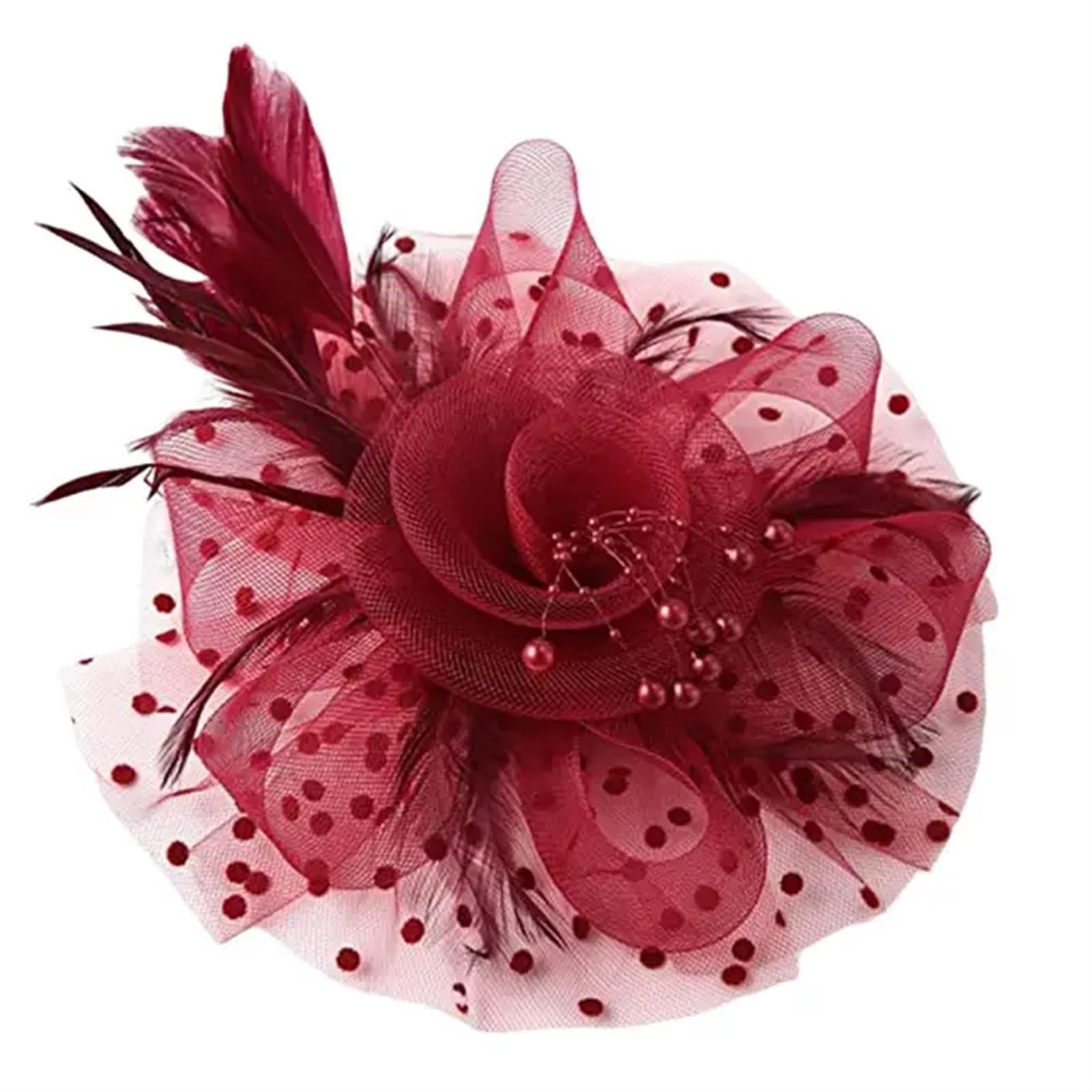 UALXPAO Wedding Hats Party Fascinator Headdress Wedding Headwear Bridal Hair Accessories for Tea Party,Weddings(Color9)
