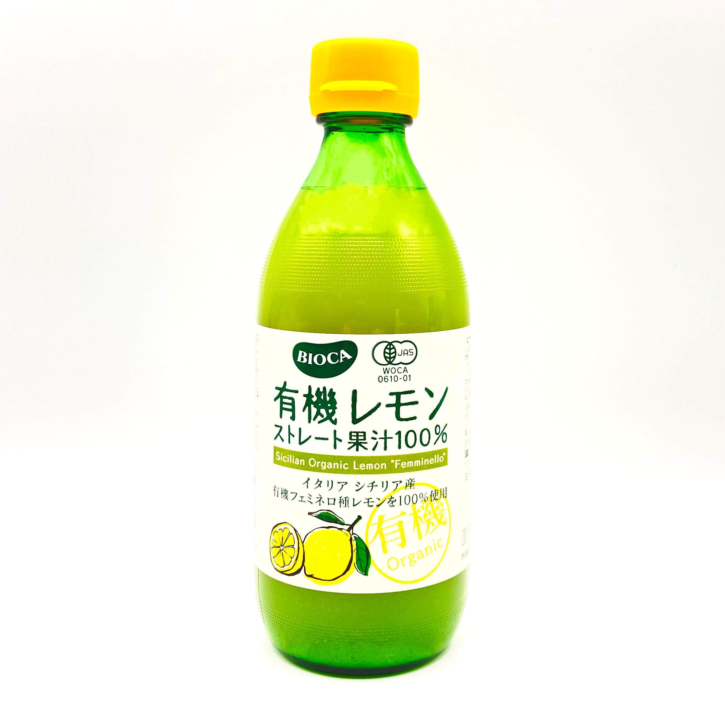 ビオカ 有機レモンストレート果汁100% 360ml