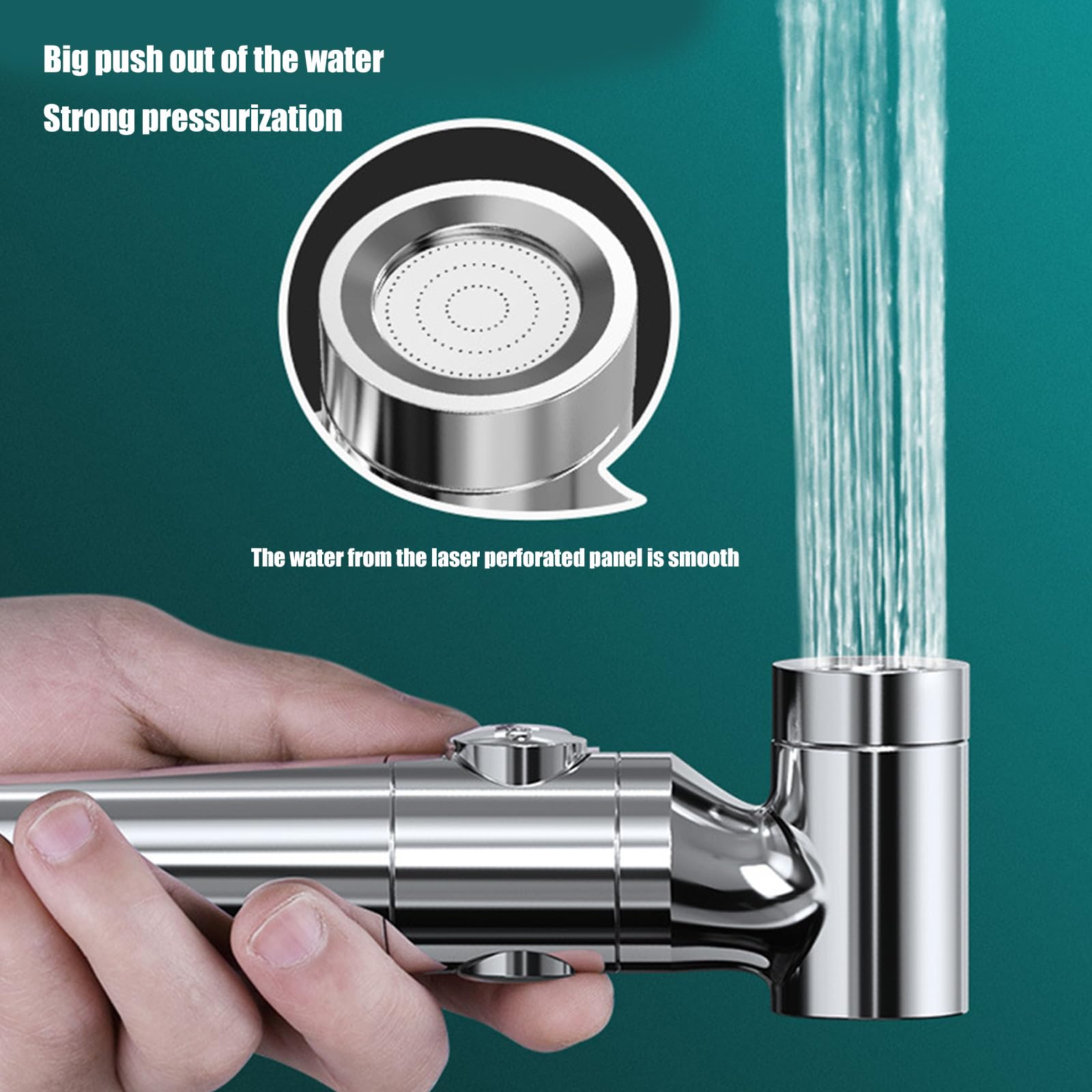 Upgrades Toilet Sprays Nozzle With Powerful Water Pressure Boosts Handheld Bathroom Bidet Sprayer For Efficient — view 5