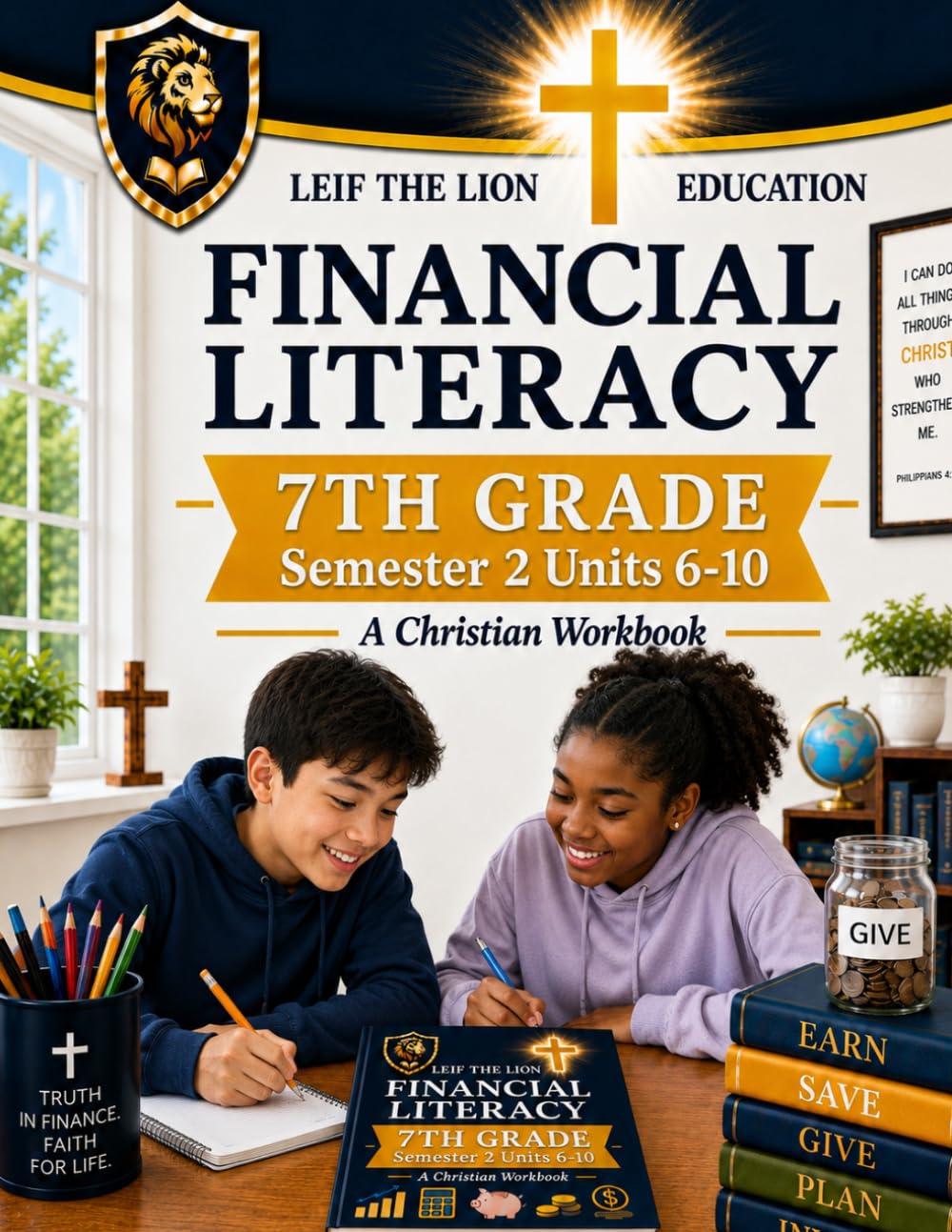 7th Grade Financial Literacy - Semester 2 (Units 6 - 10) (Financial Workbooks - By Semesters)