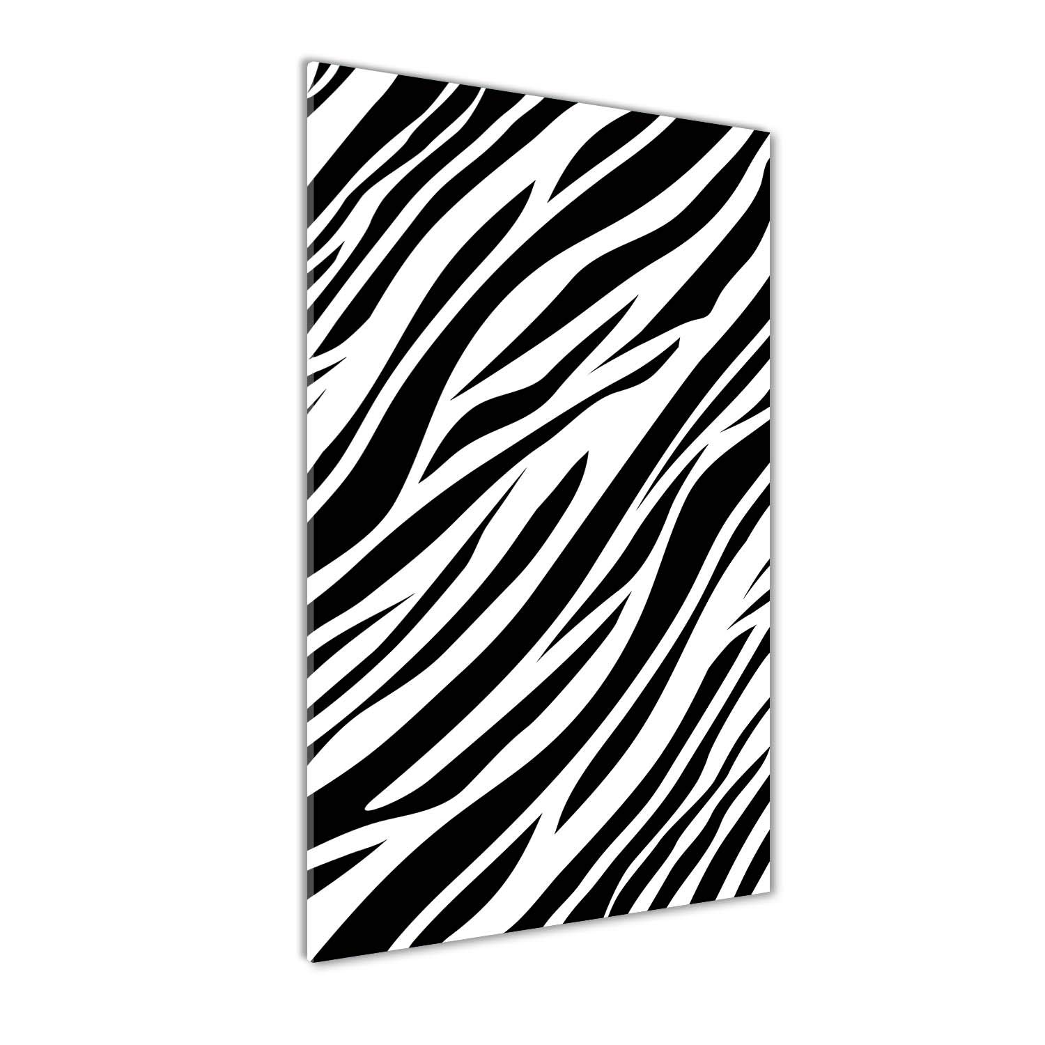 Impression sur verre acrylique Tulup 70x140 cm avec finition premium plexiglas noir et blanc