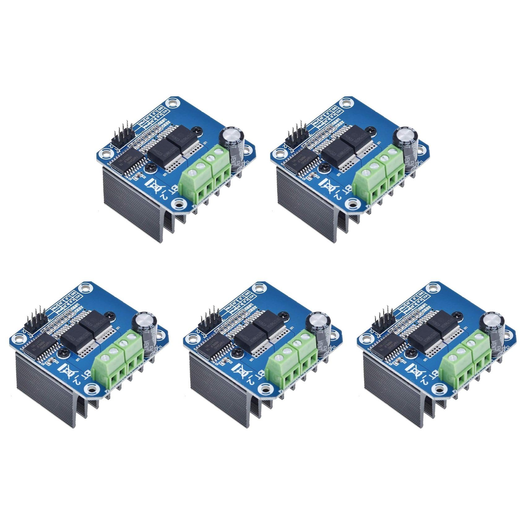 Jnchdghwa Photo Color 5X Bts7960 43A High Power Motor Driver Module/Smart Car Driver Module For Current Limit