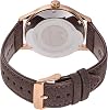 Orient Classic Bambino V4 Reloj de pulsera mecánico automático de cuerda manual para hombre - Casual con correa de cuero marrón, caja de acero inoxidable, esfera marrón analógica - RA-AC0P04Y 3